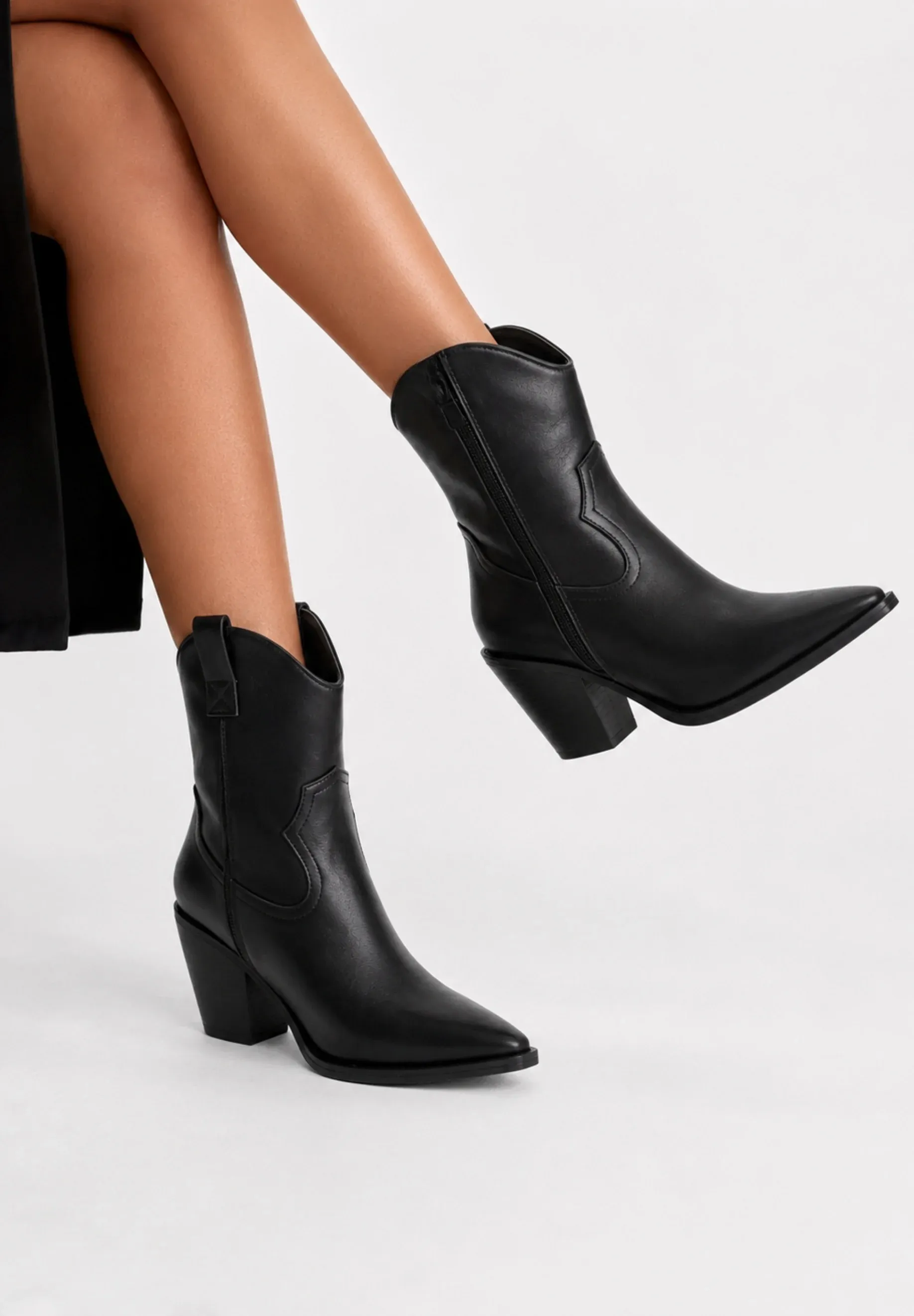 Day Vine Stivaletti Texani Biker Noir