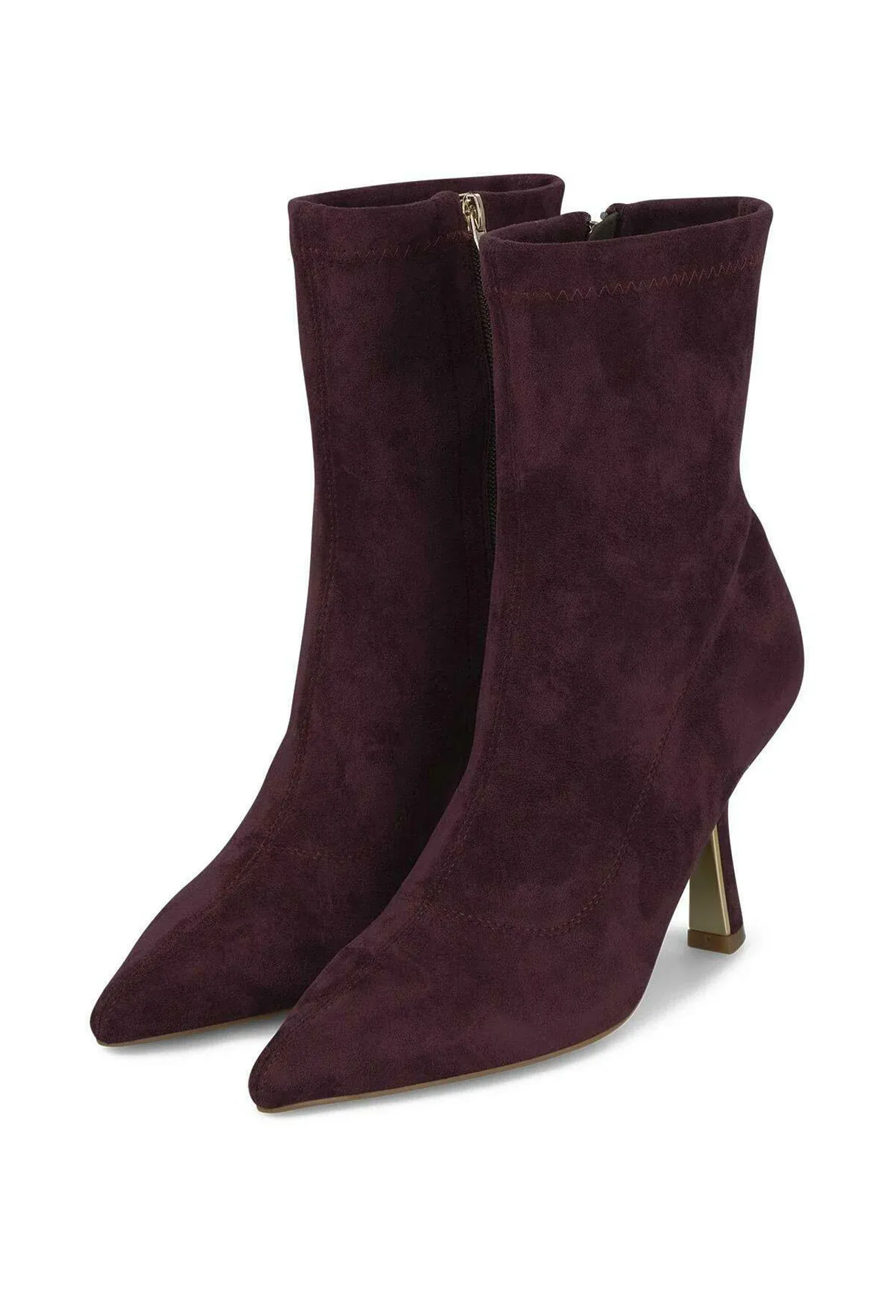 Alma En Pena Bottes à talon rouge bordeaux