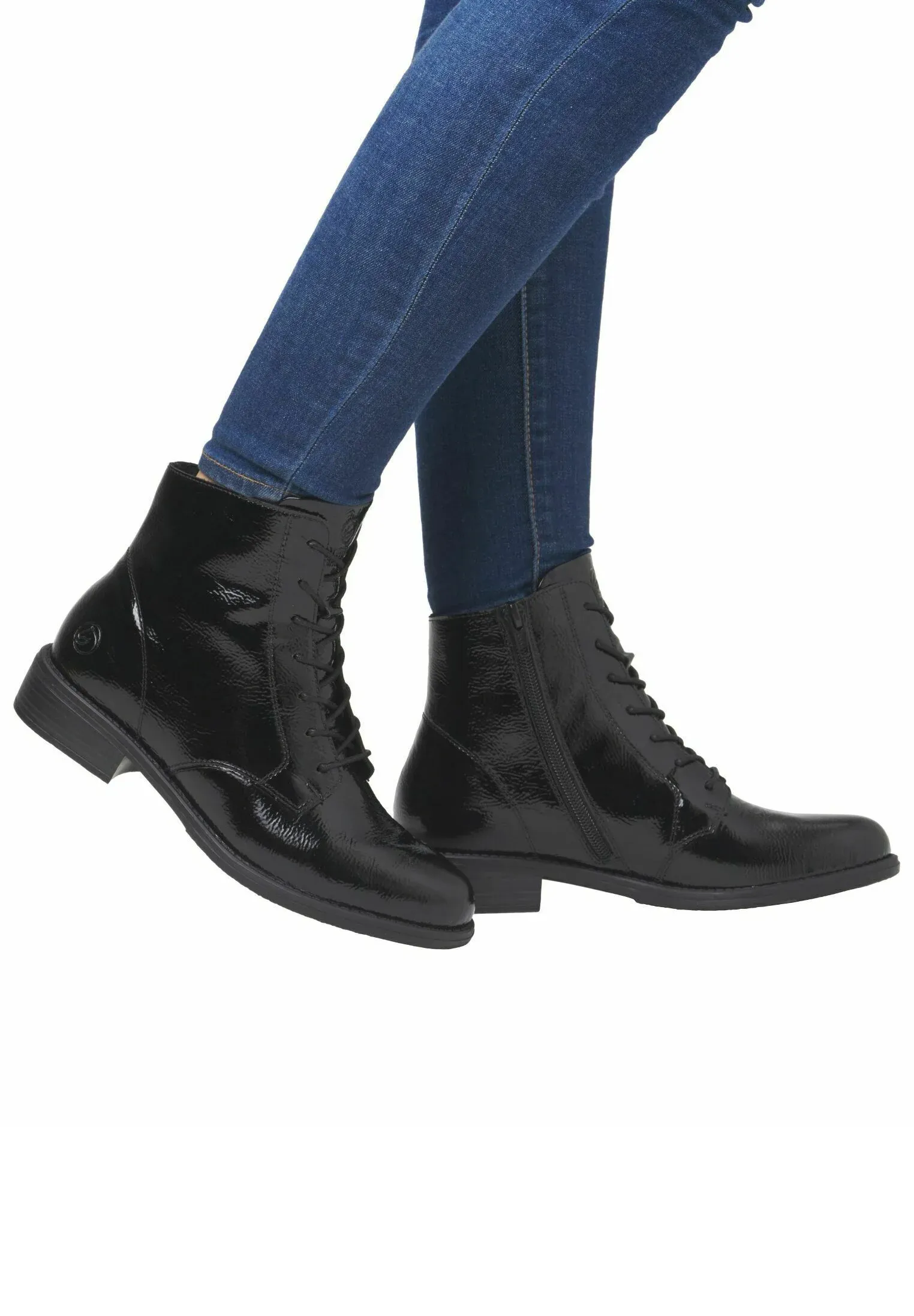 Remonte Remonte Stiefelette Stivaletti Stringati Nero Black