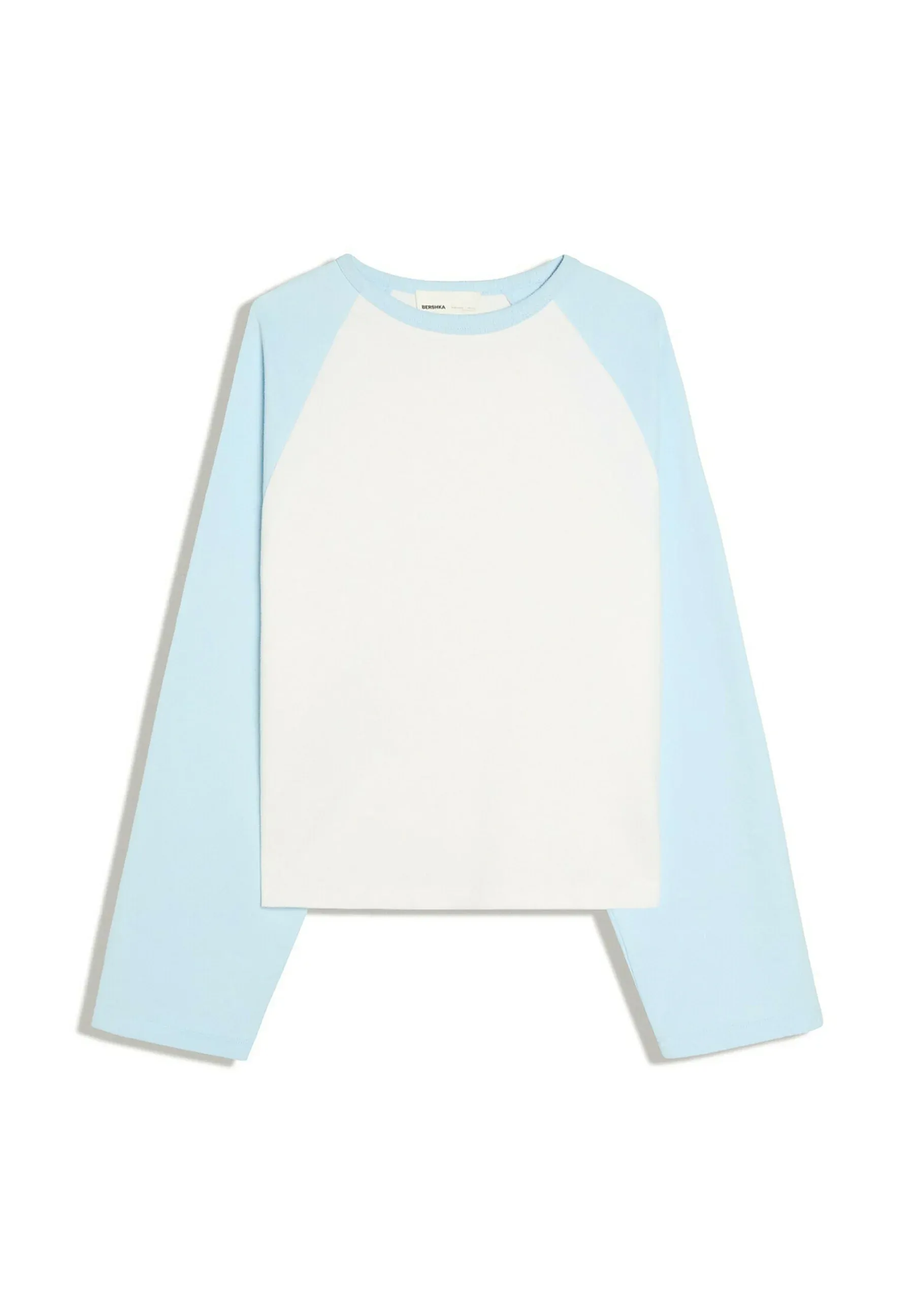 Bershka T-shirt Manches Longues Blanc