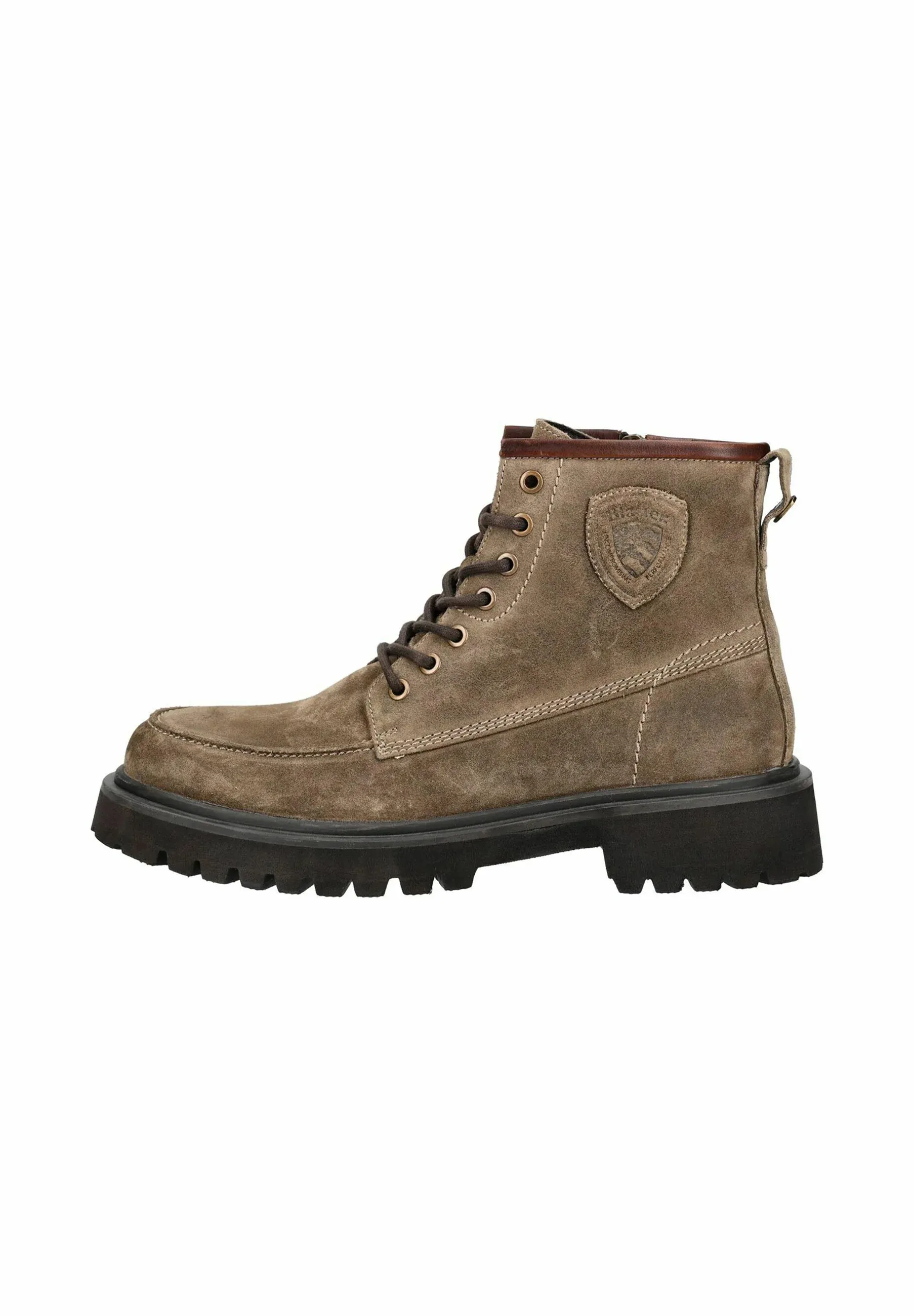 Bottines à lacets bleus Elephant Ele