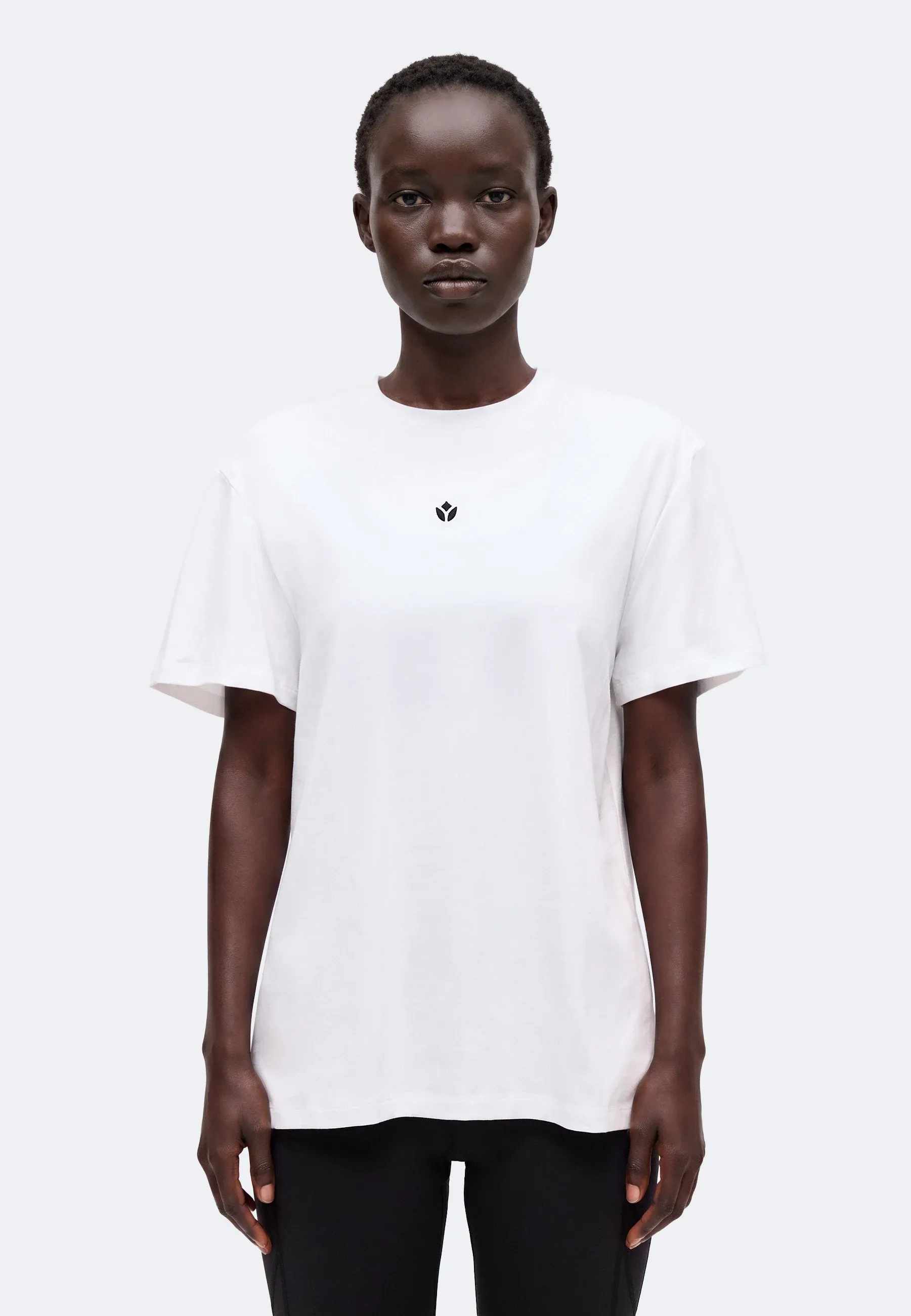 T-shirt active Evenandodd Basic Blanc