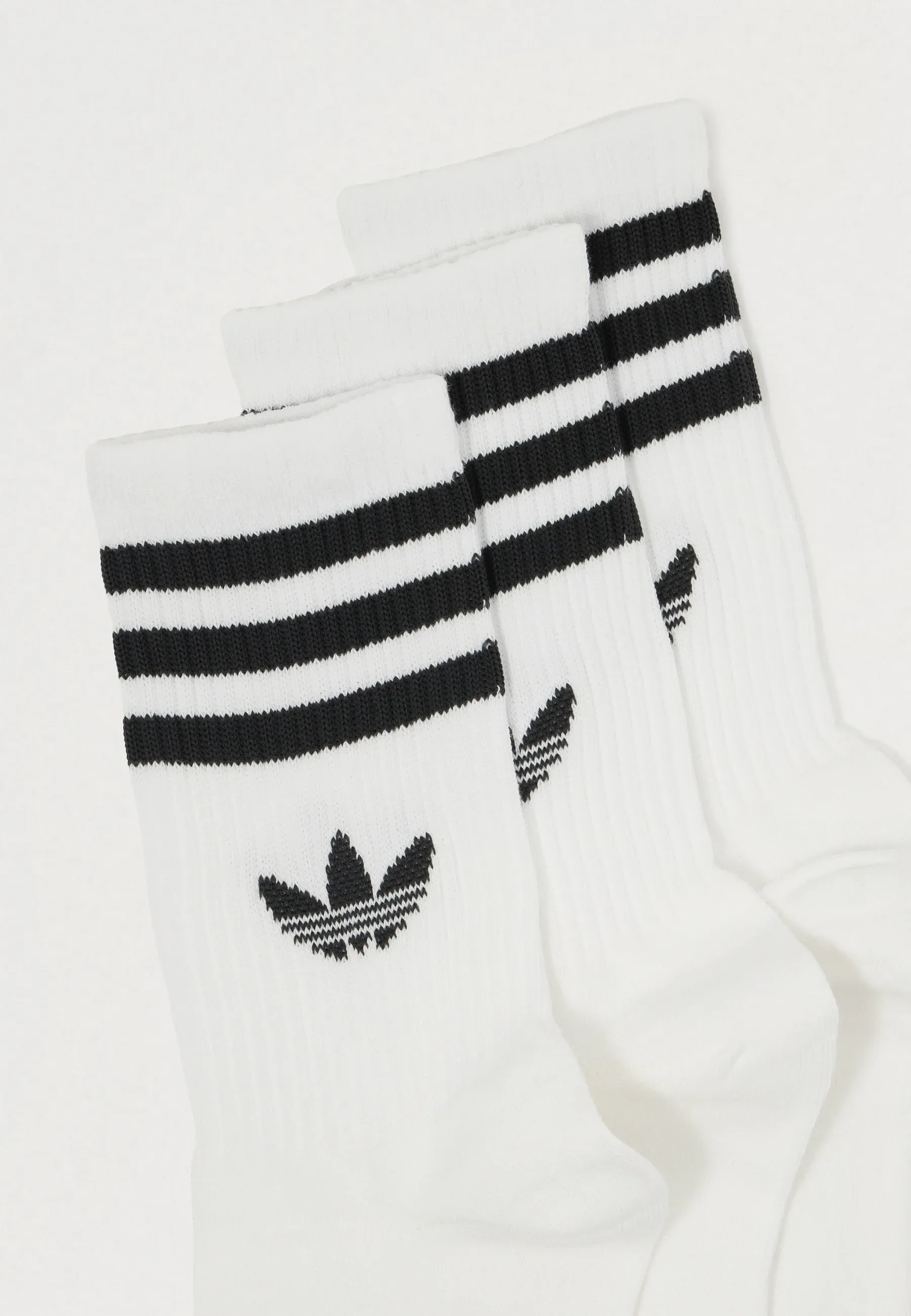 Adidas Originals 3 Pièces Chaussettes Blanc Blanc Blanc