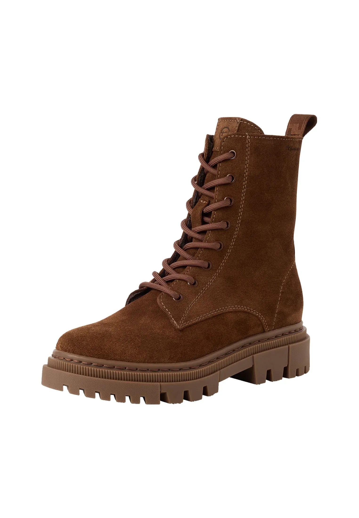 Tamaris Bottes femmes Tamaris Chaussures Bottes à lacets Stivaletti Stringati Cognac