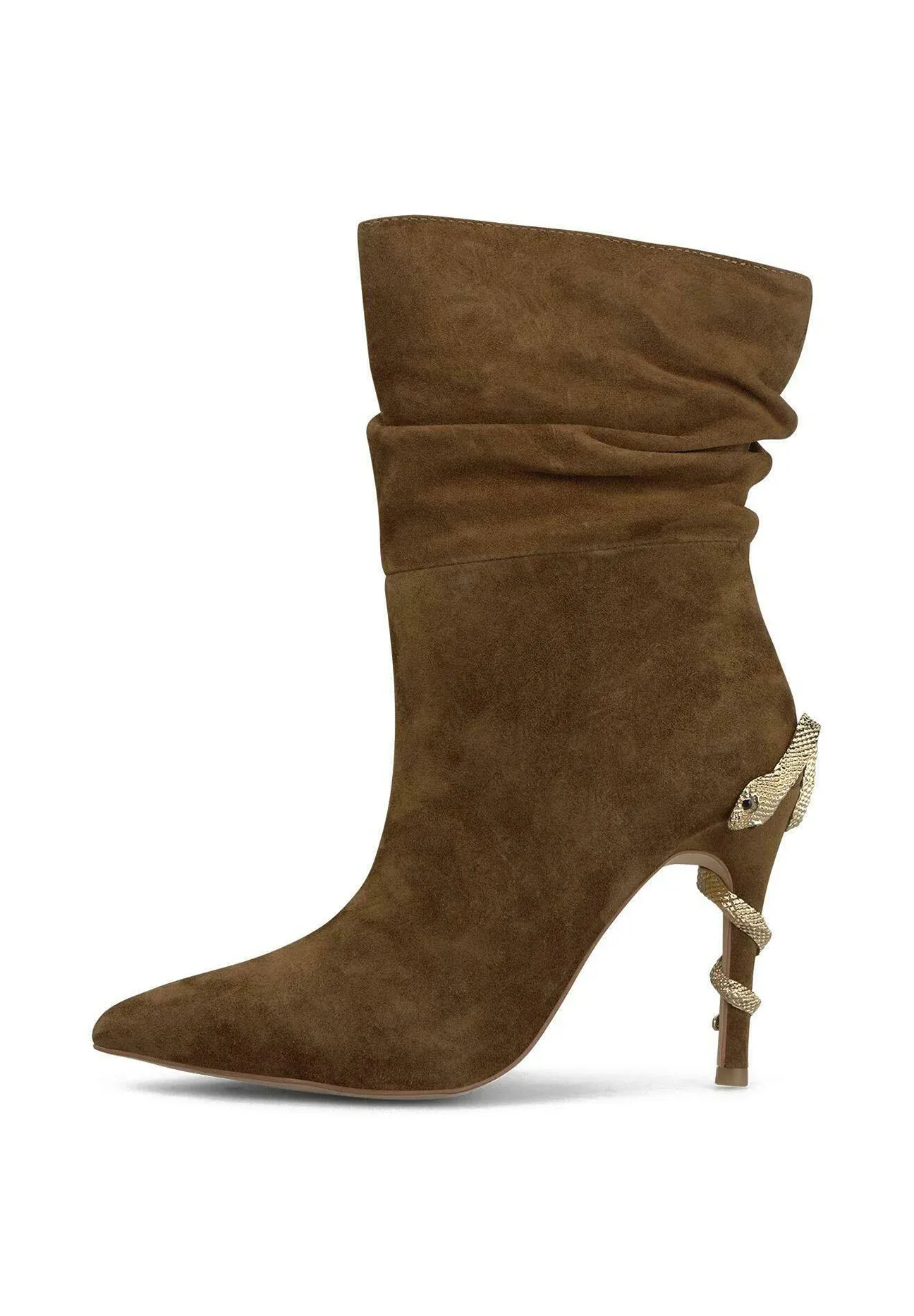 Alma En Pena Bottes à talon camel