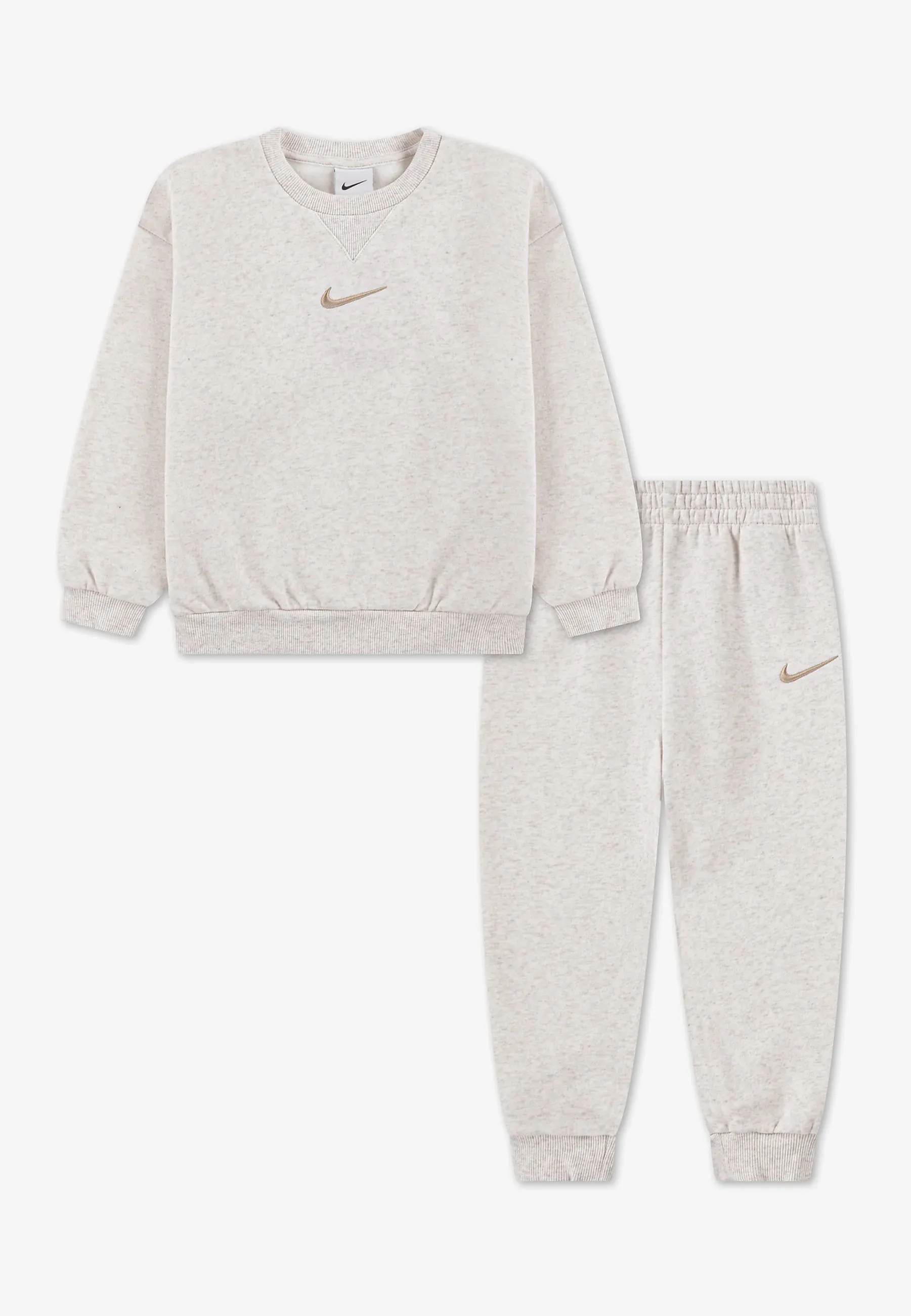 Nike Sportswear Ensemble Unisexe T-shirt Manches Longues Pale Ivory Heather