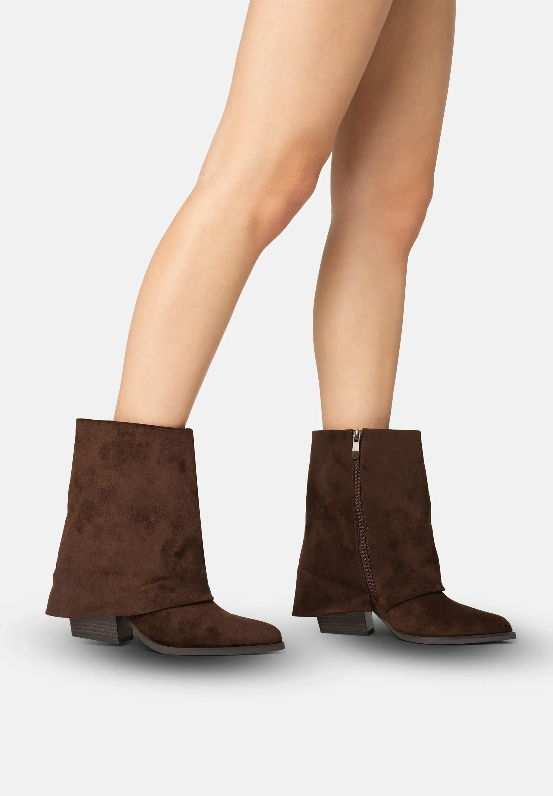 Day Vine Chaussures mi-bottes femmes mi-bottes stivaletti marron