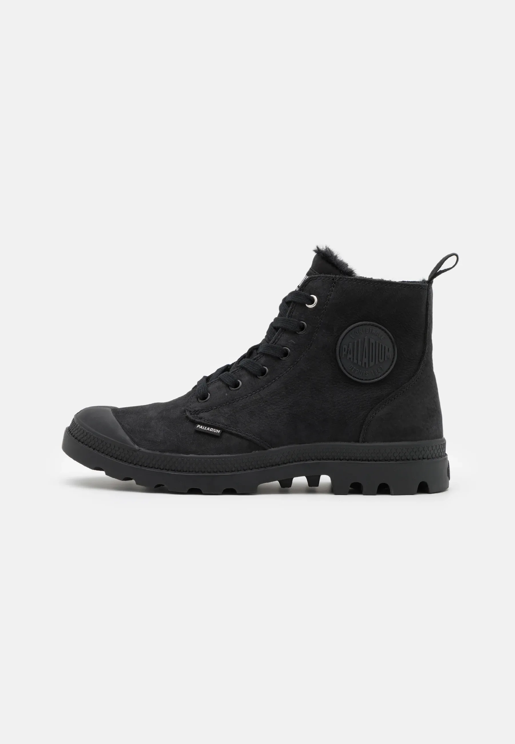 Palladium Pampa Hi Bottes à lacets Noire Intégrale