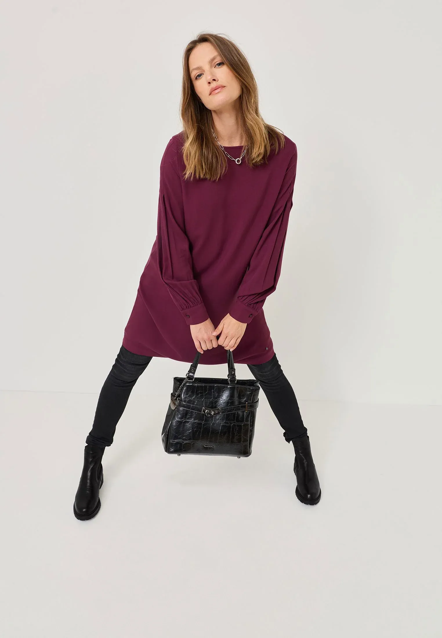 Tamaris Elegante Chelsea Tronchetti Noir Croco