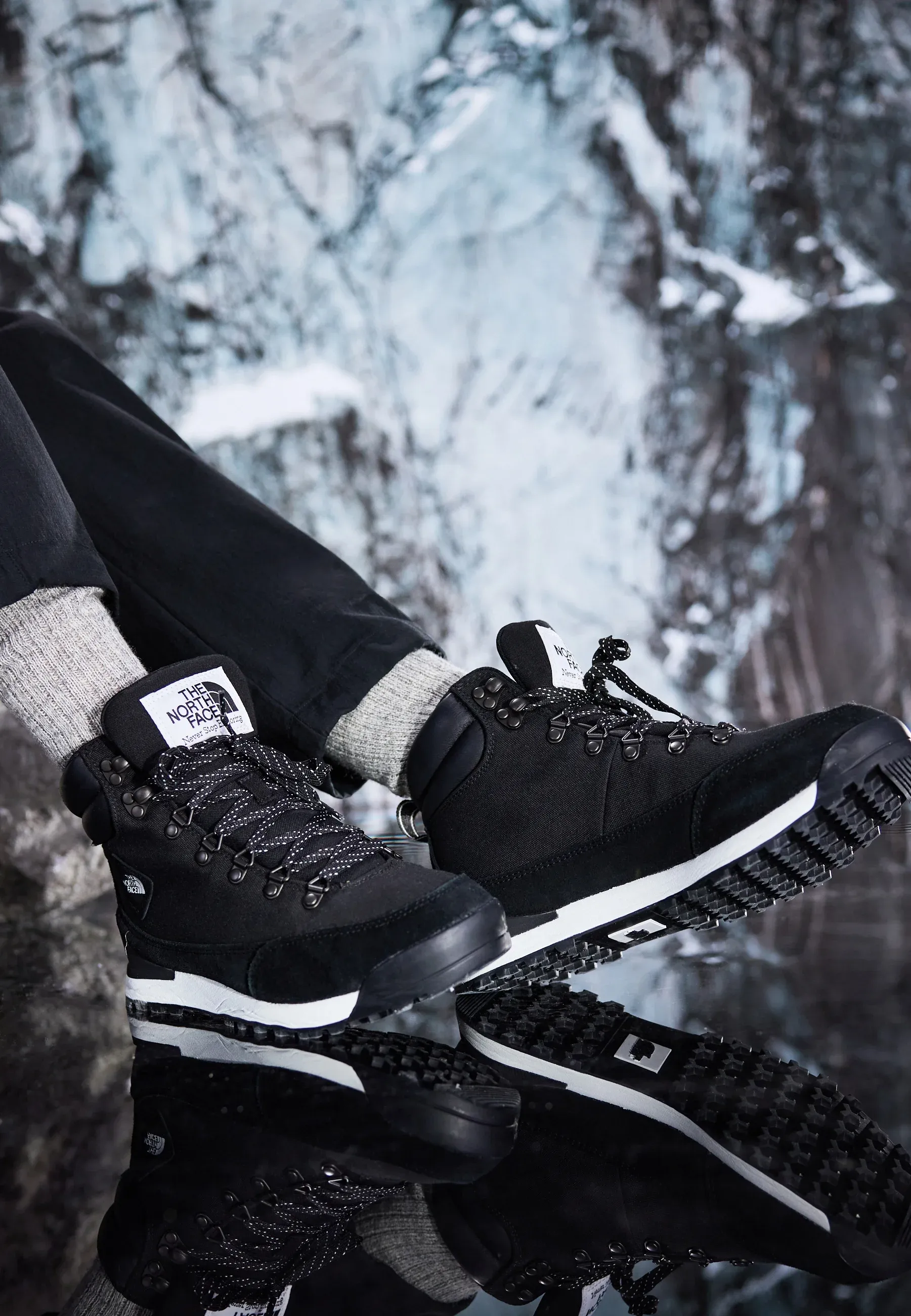The North Face Back To Berkeley Iv Chaussures de Randonnée Tnf Noir Tnf Blanc