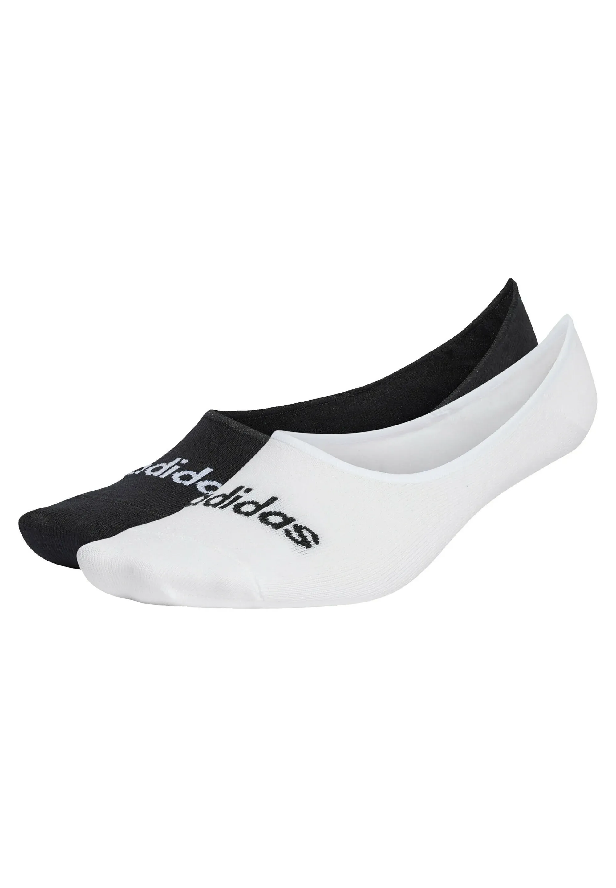 Chaussettes Adiças Performance Fine Linéaire Ballerine 2 Paires Blanc-Noir