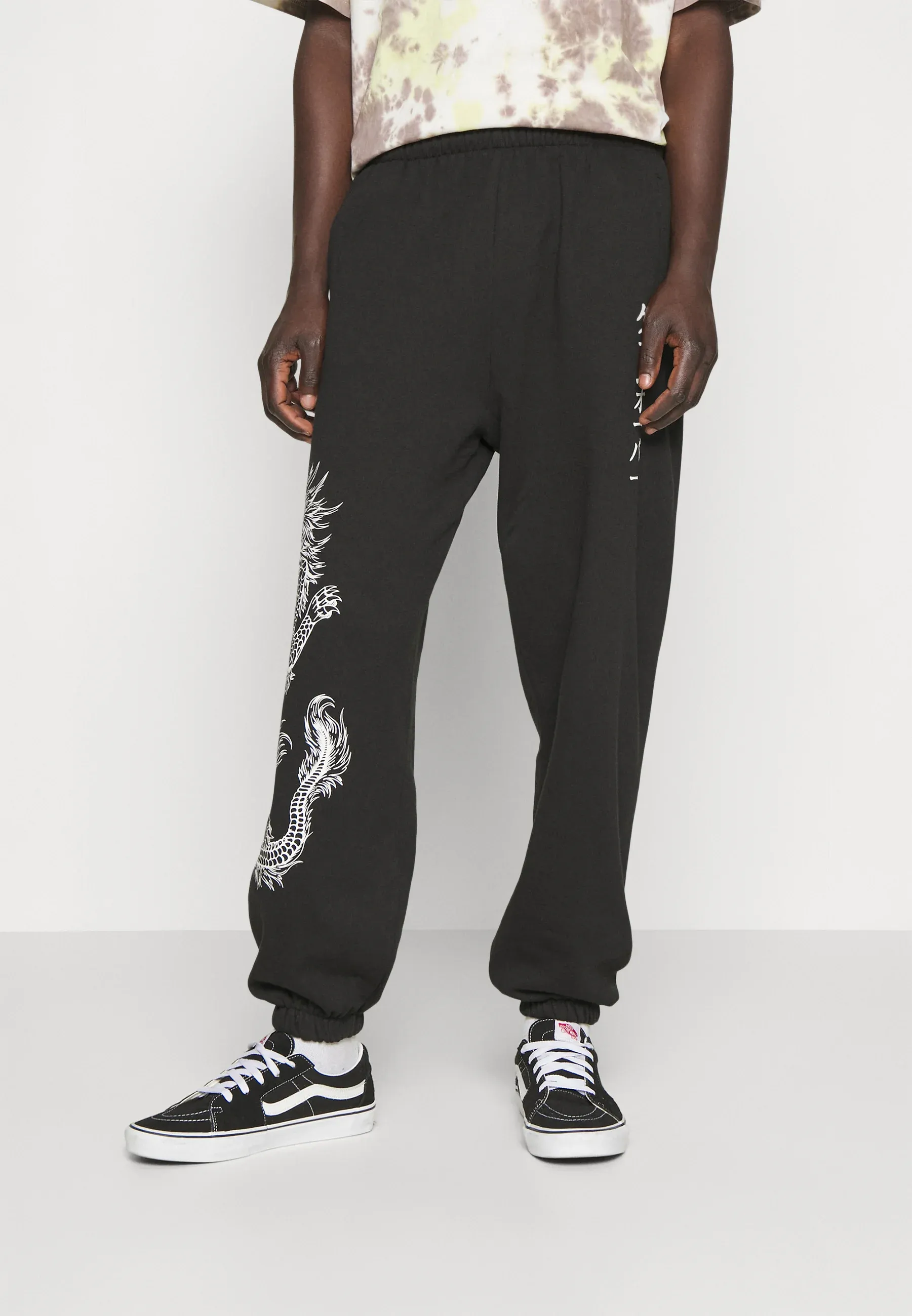 Yourturn Pantalons de sport unisexe Noir