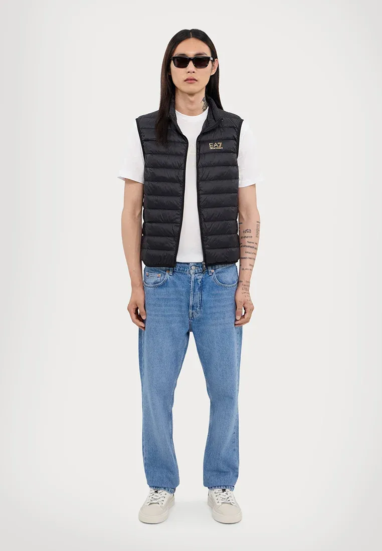 Gilet Piumino Smanicato Ea7 Emporio Armani Noir