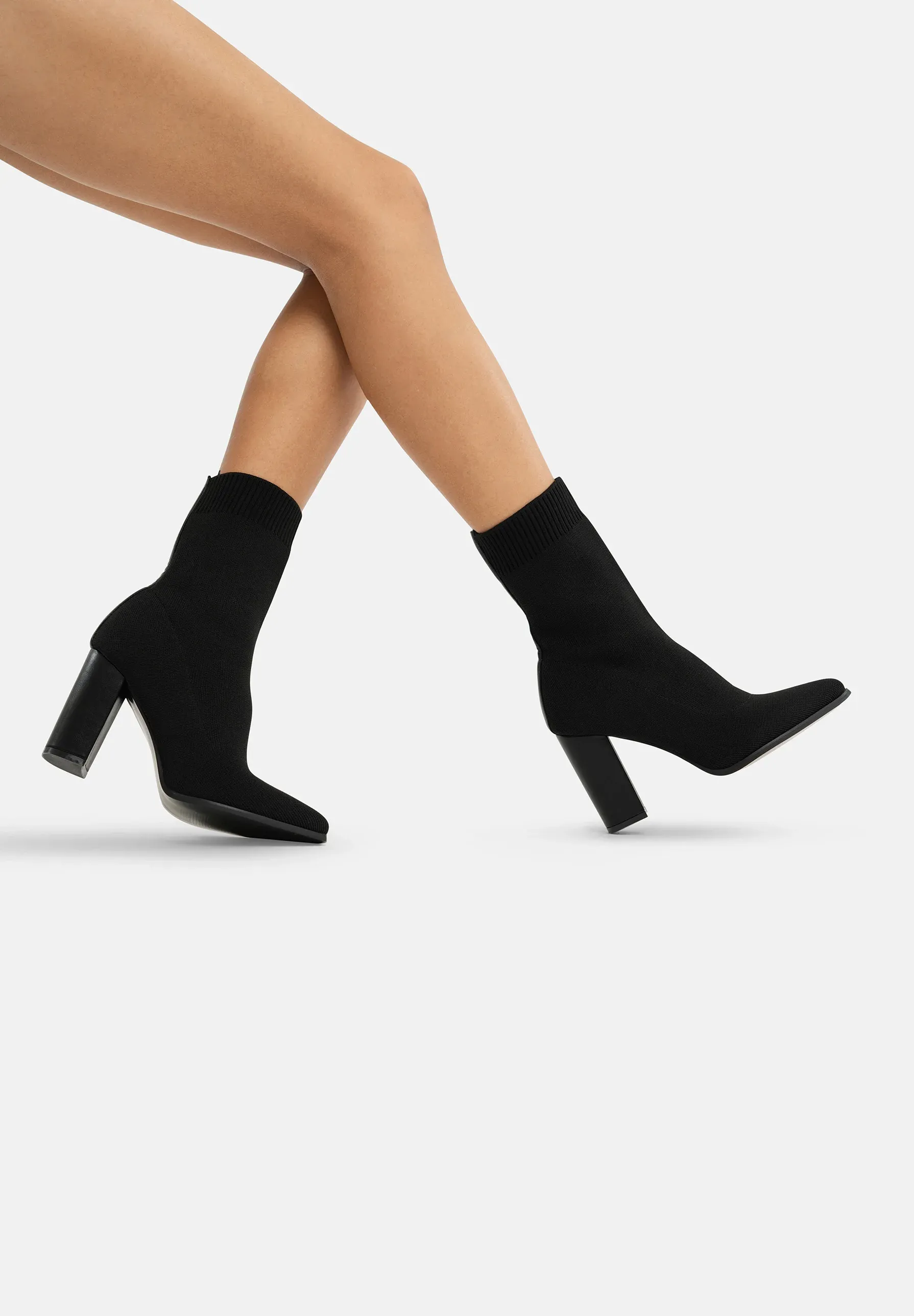 Salinyang Bottes à talon noir