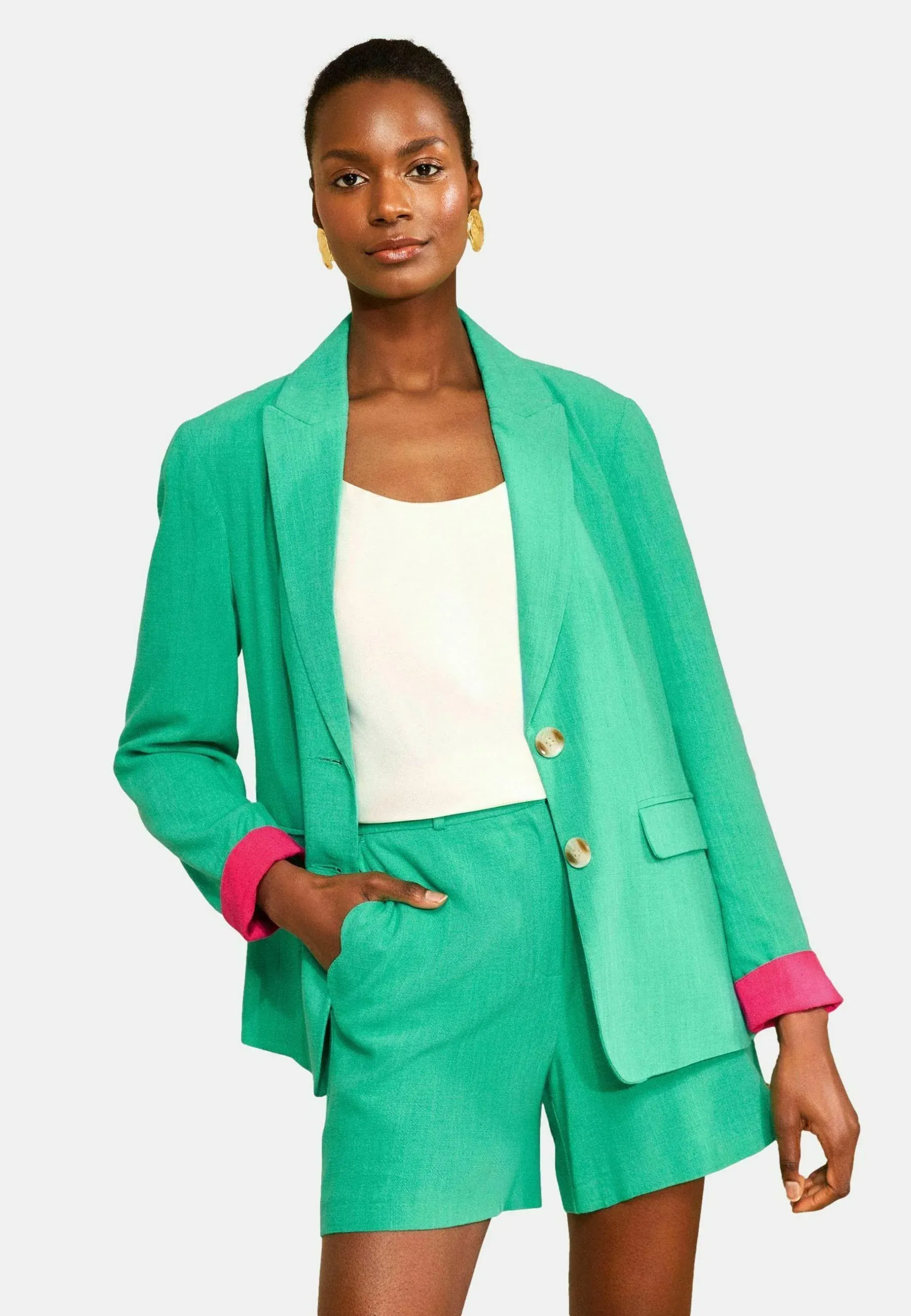 Blazer Love And Roses Vert Vif