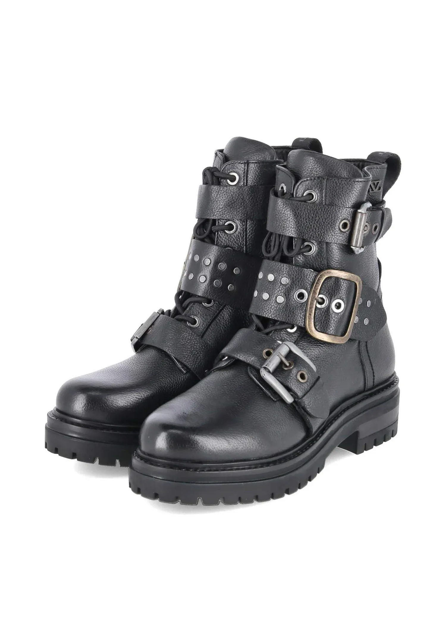 Bottes à lacets Lazamani noires