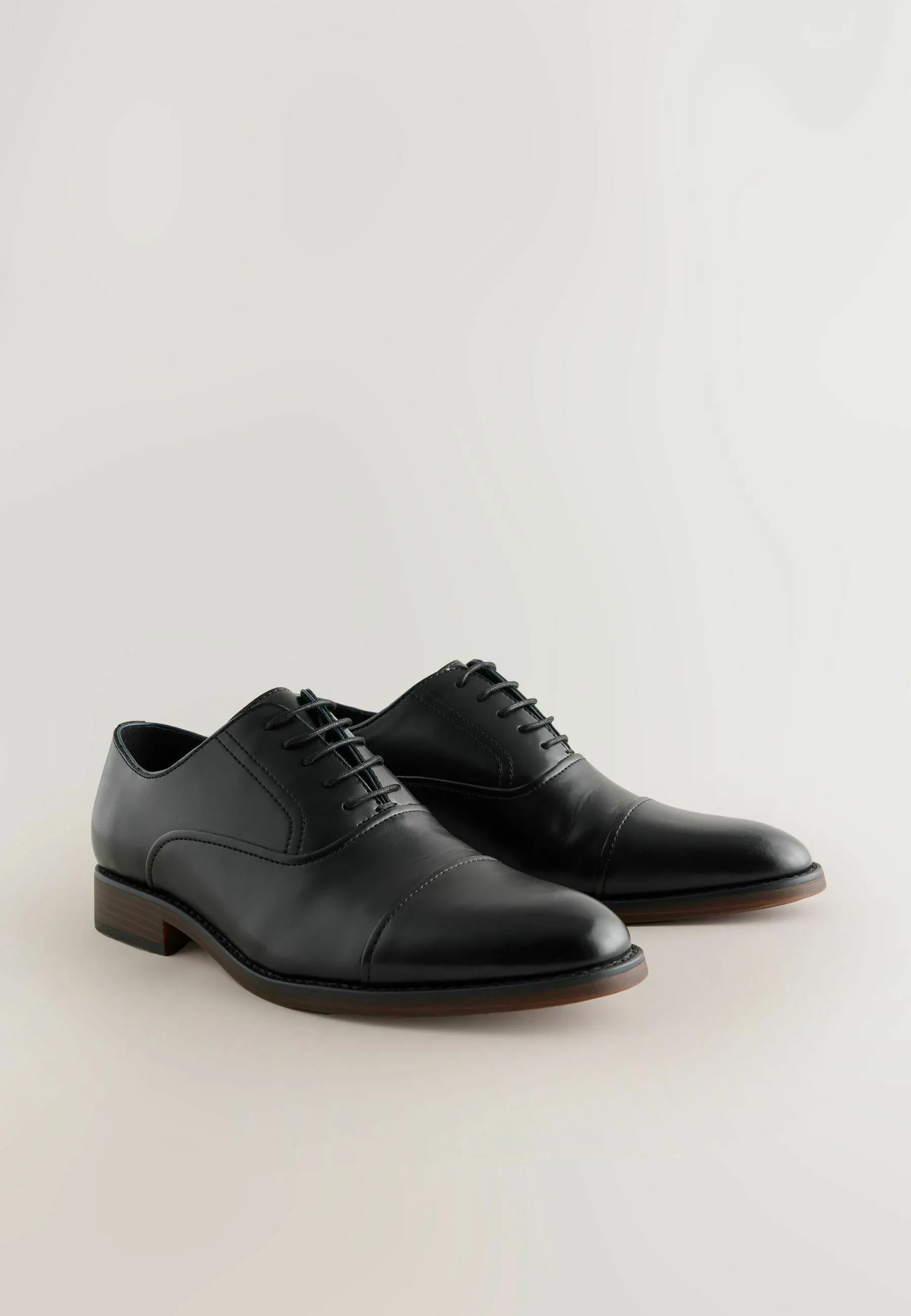 Chaussures Oxford à bout renforcé Next Stringate Élégantes Noir