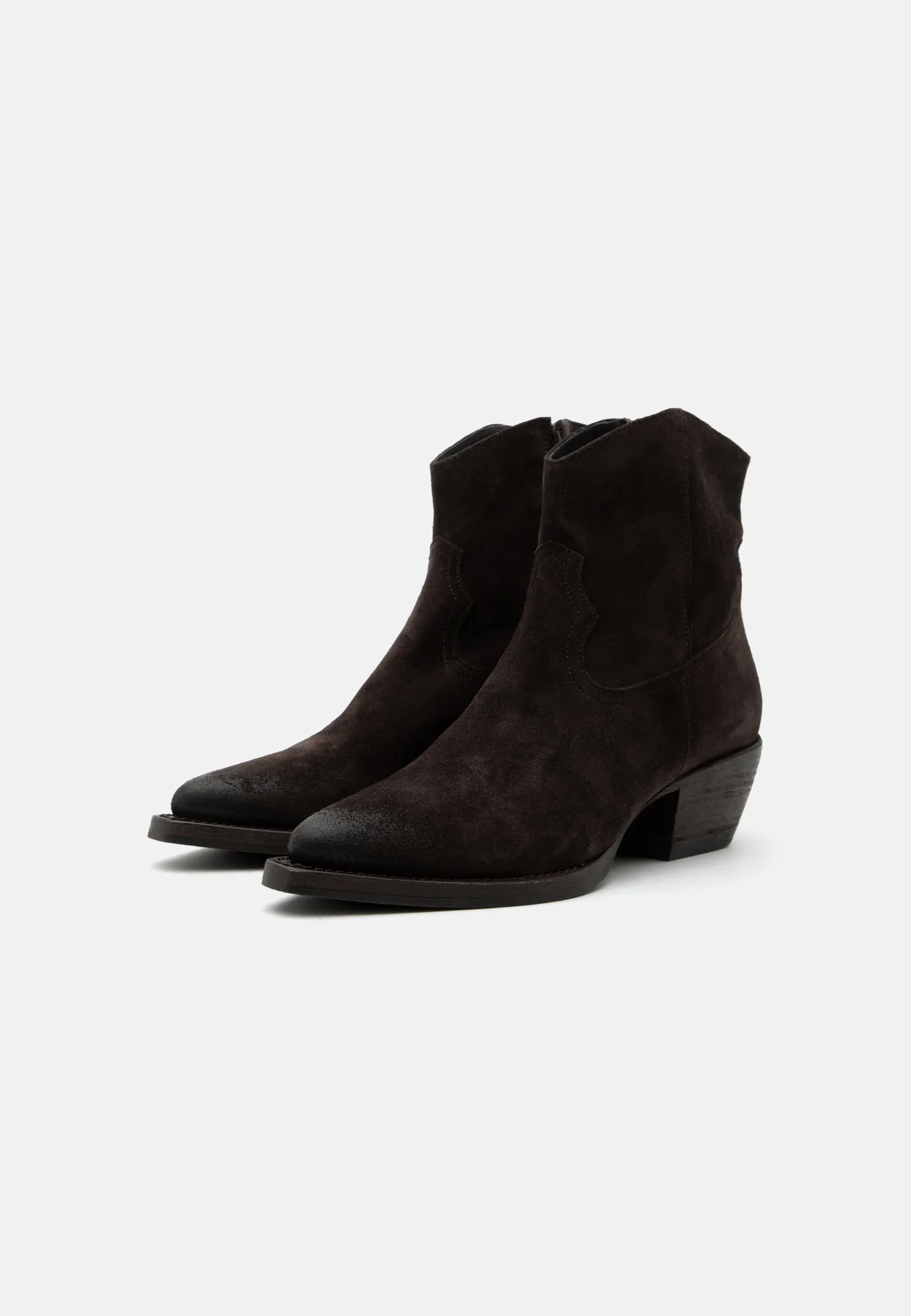 Billi Bi Bottes Texanes Biker Brun Foncé