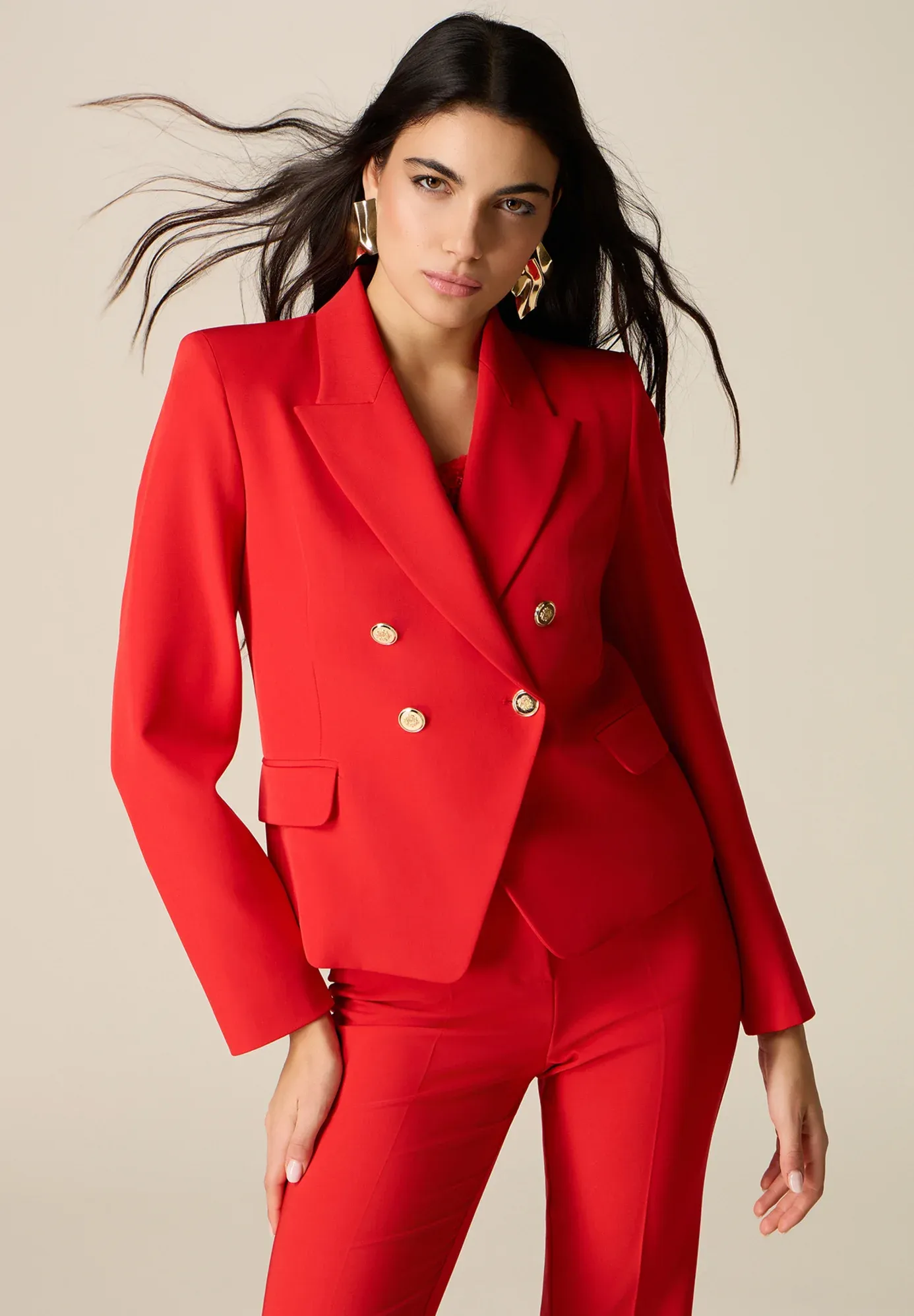Blazer Oltre Doppiopetto Rouge