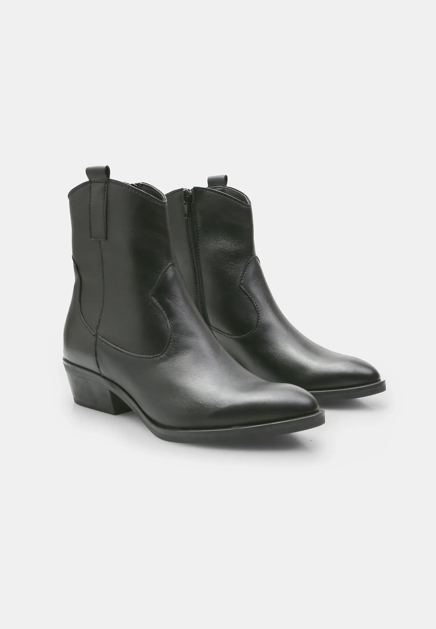 Bata Bottes Texanes Biker Beige
