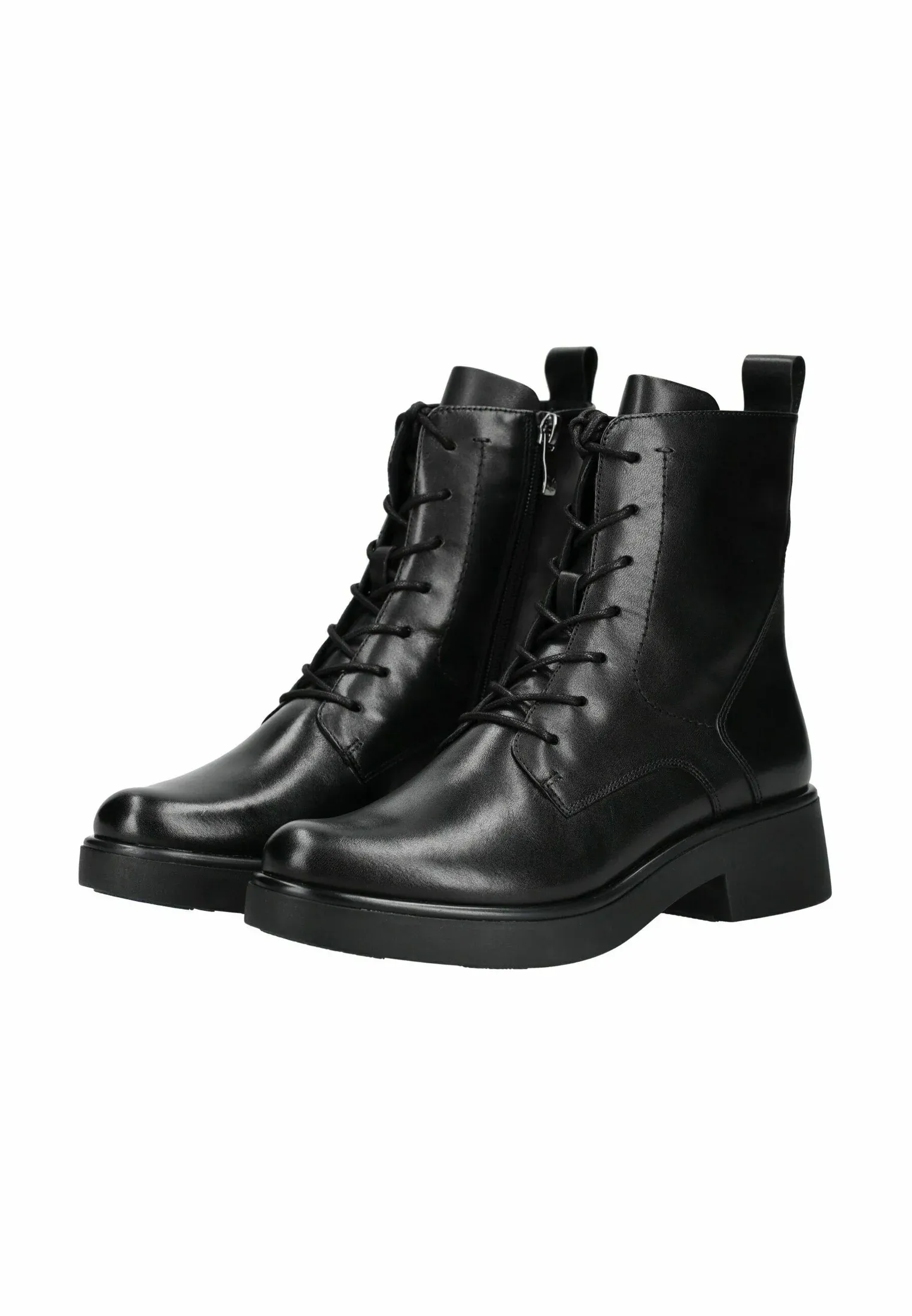 Caprice Stivaletti Stringati Noir Nappa