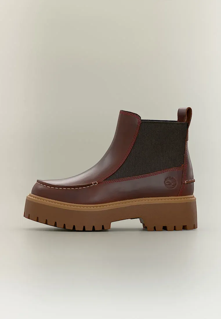 Timberland Stone Street Mid Chelsea Boot Tronchetti Burgundy
