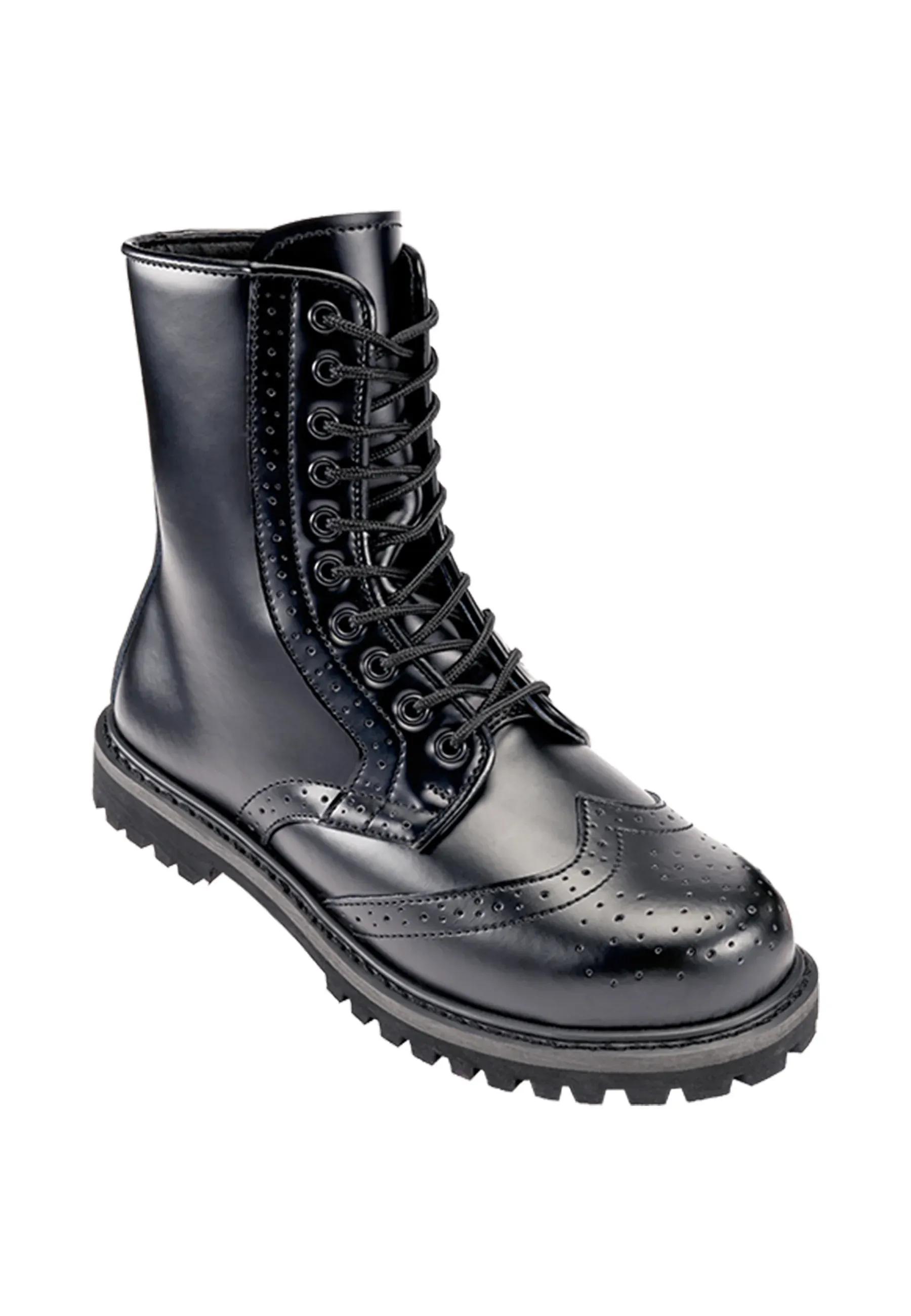 Brandit Budapester Phantom 4 Eye Boot Unisexe Bottes à lacets Noir