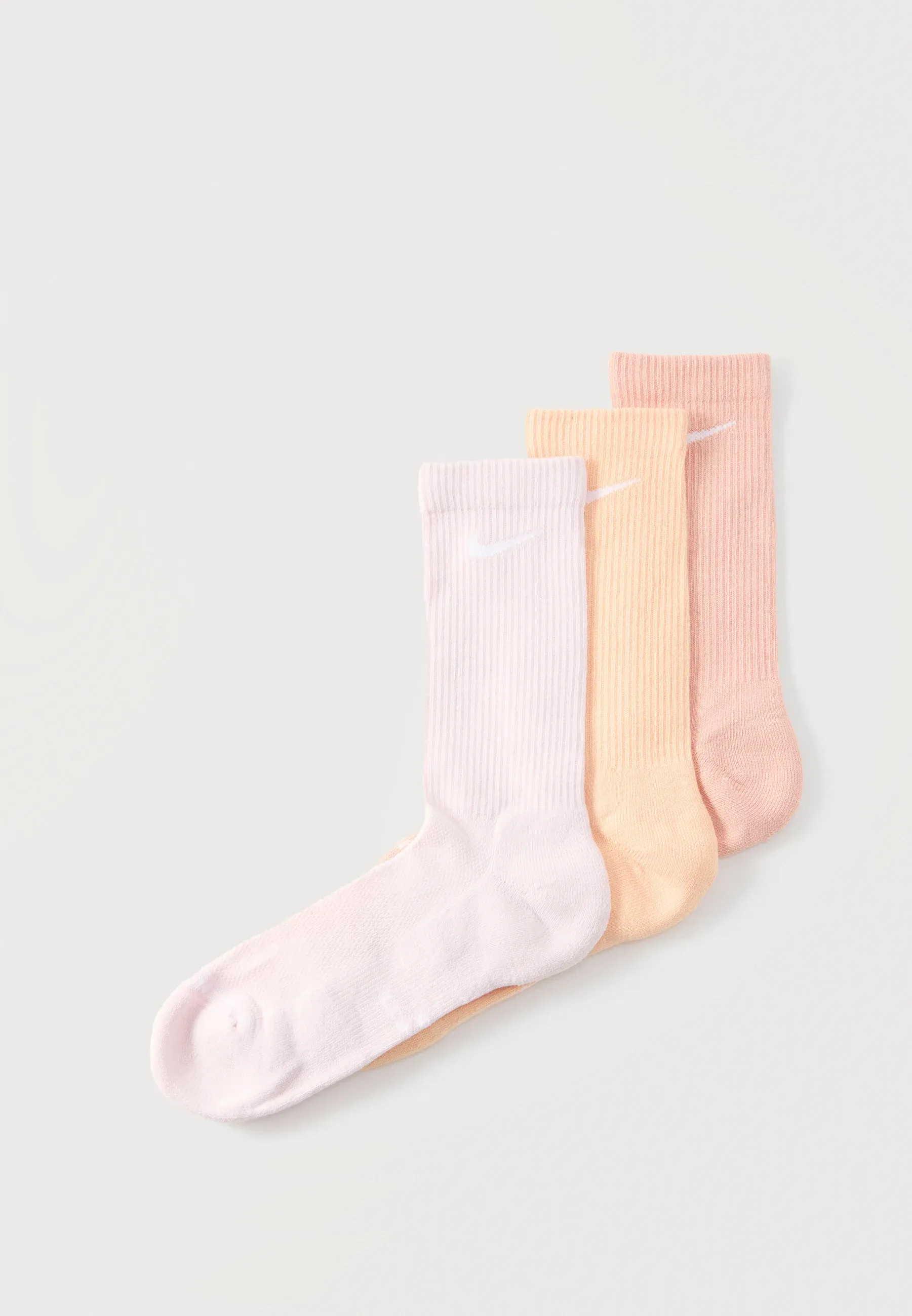 Nike Performance Unisexe 3 Pièces Chaussettes Orange/Rose