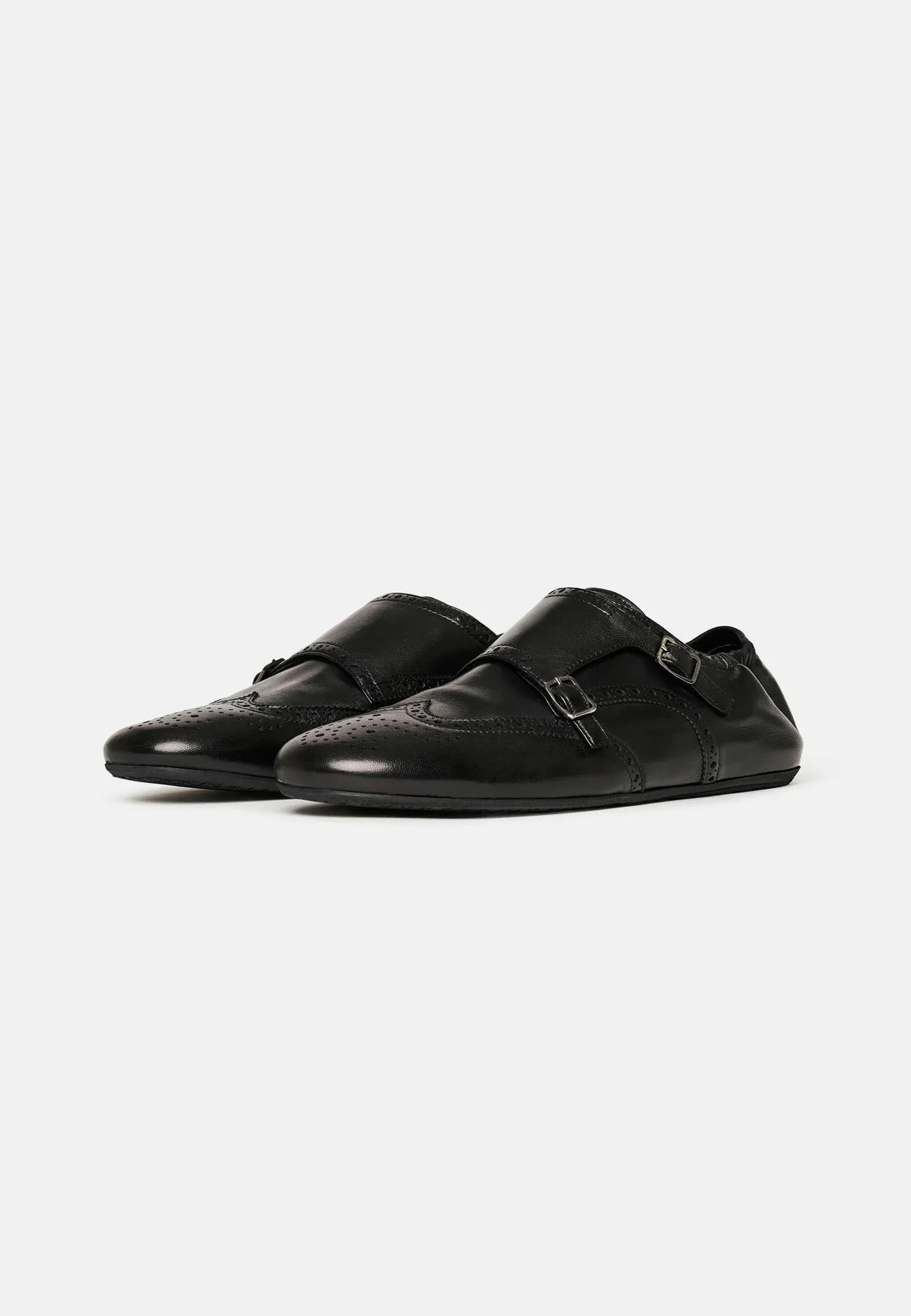 Scarosso Chaussures Sans Lacets Noir Calf