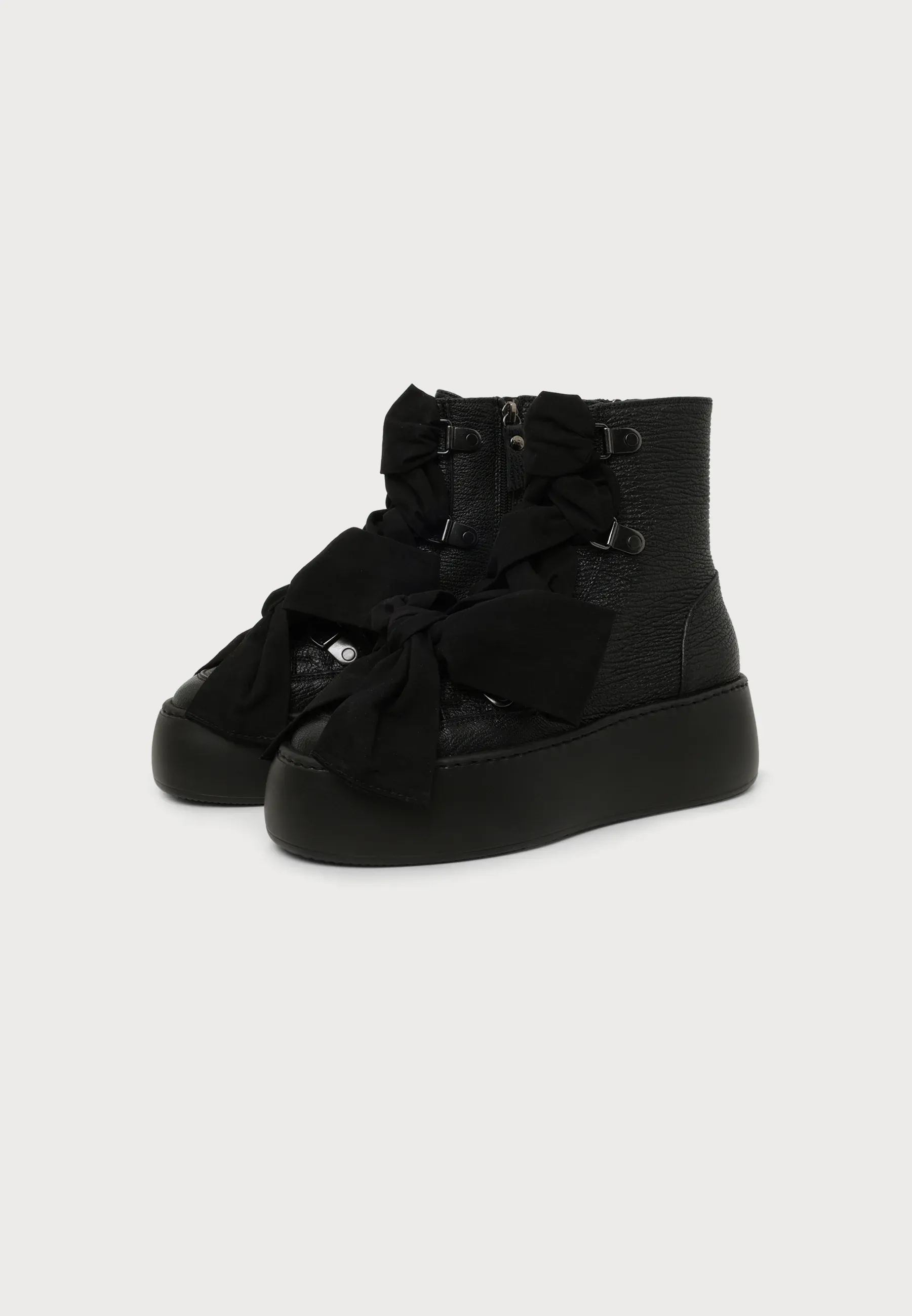 Agl Vibe Ribbon Stivaletti Stringati Noir