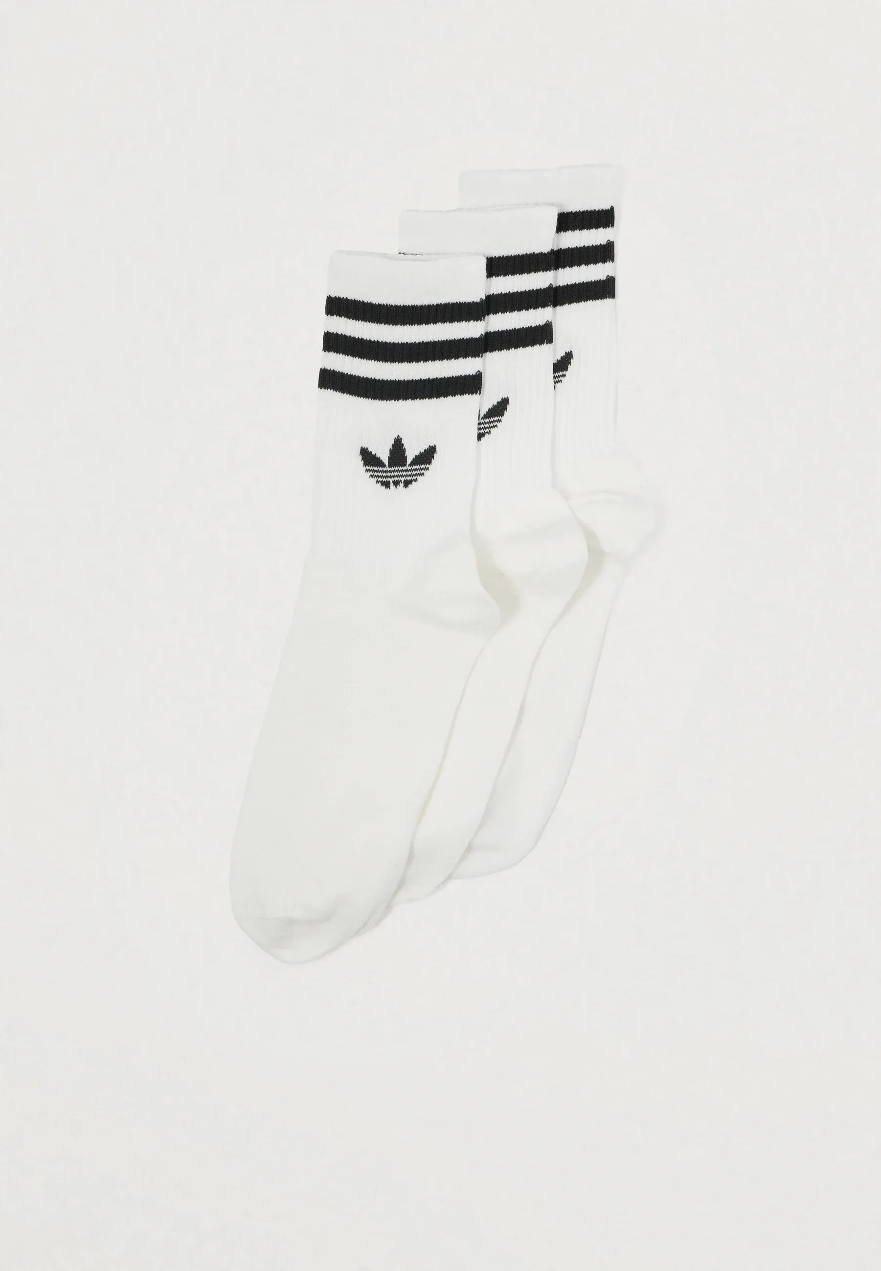 Adidas Originals 3 Pièces Chaussettes Blanc Blanc Blanc