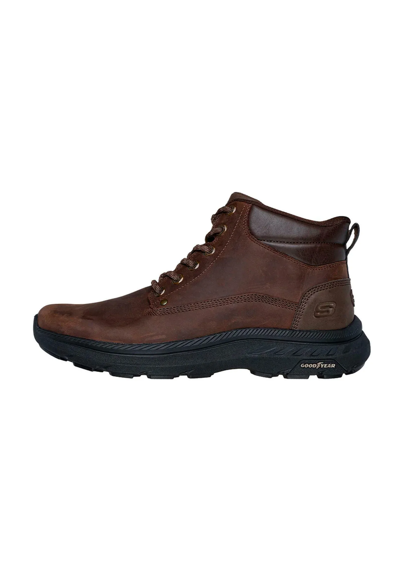 Skechers Bottes à lacets Marron