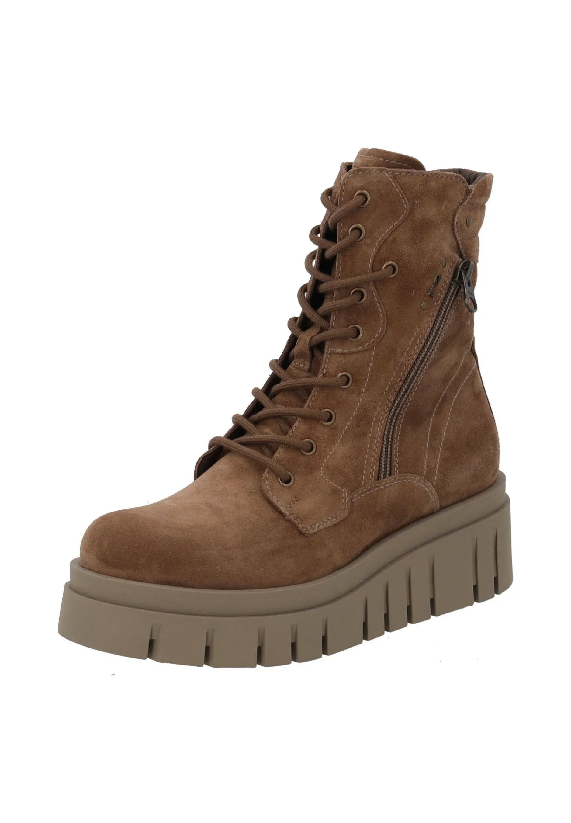 Nerogiardini Bottes à lacets Brun