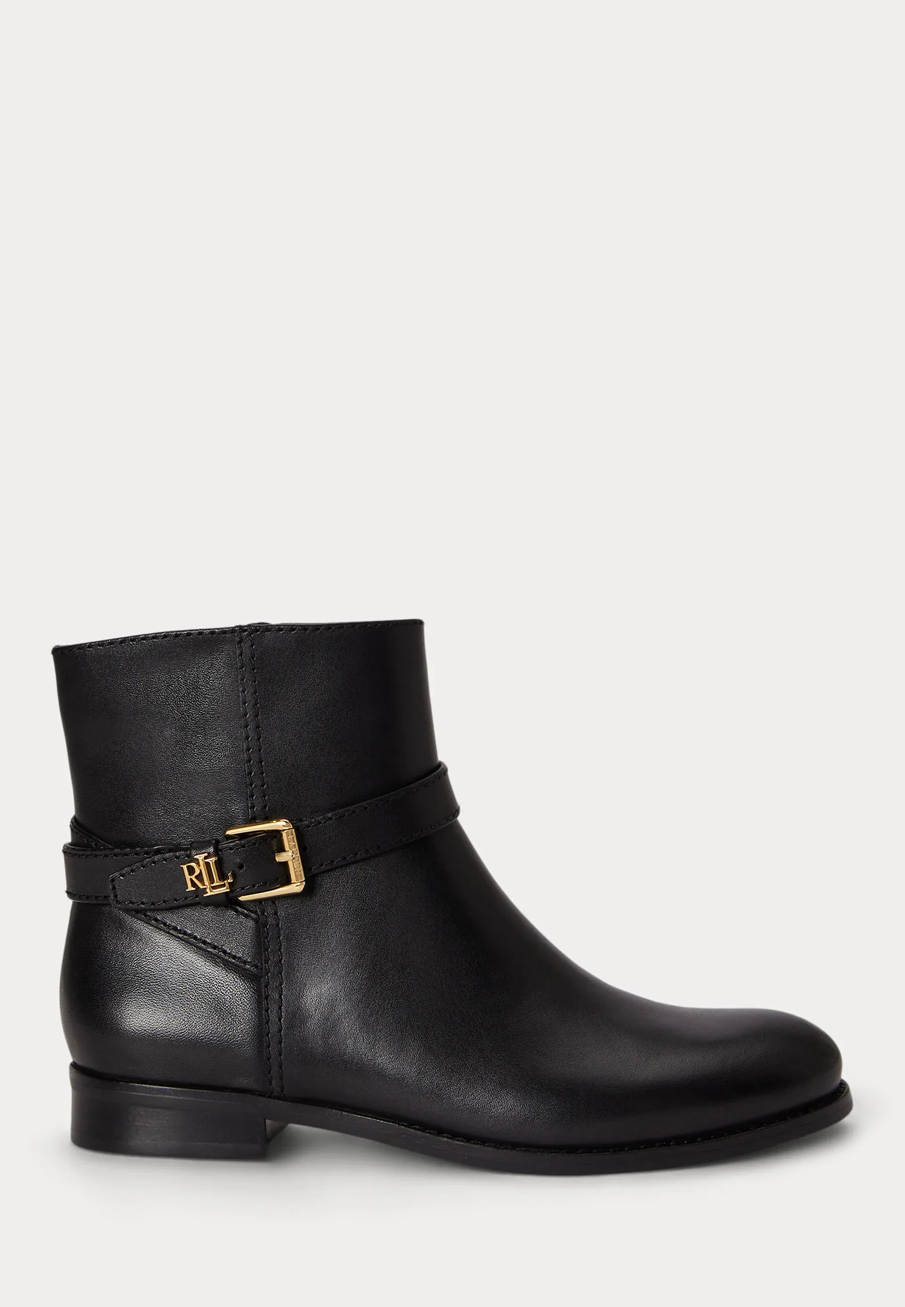 Lauren Ralph Lauren Brooke Ii Calfskin Bootie Stivaletti Noir