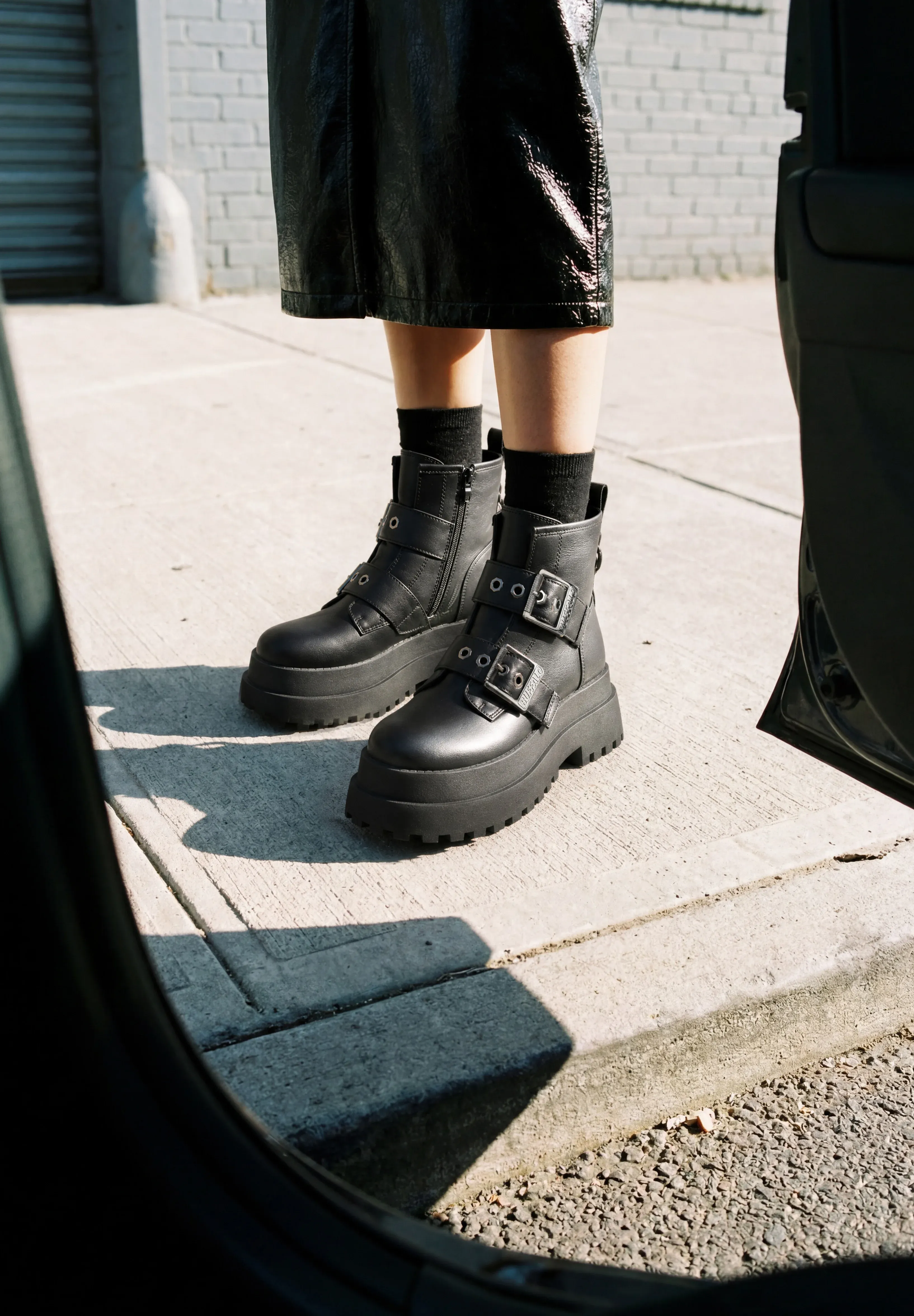 Bottes Buffalo à Plateau Noir