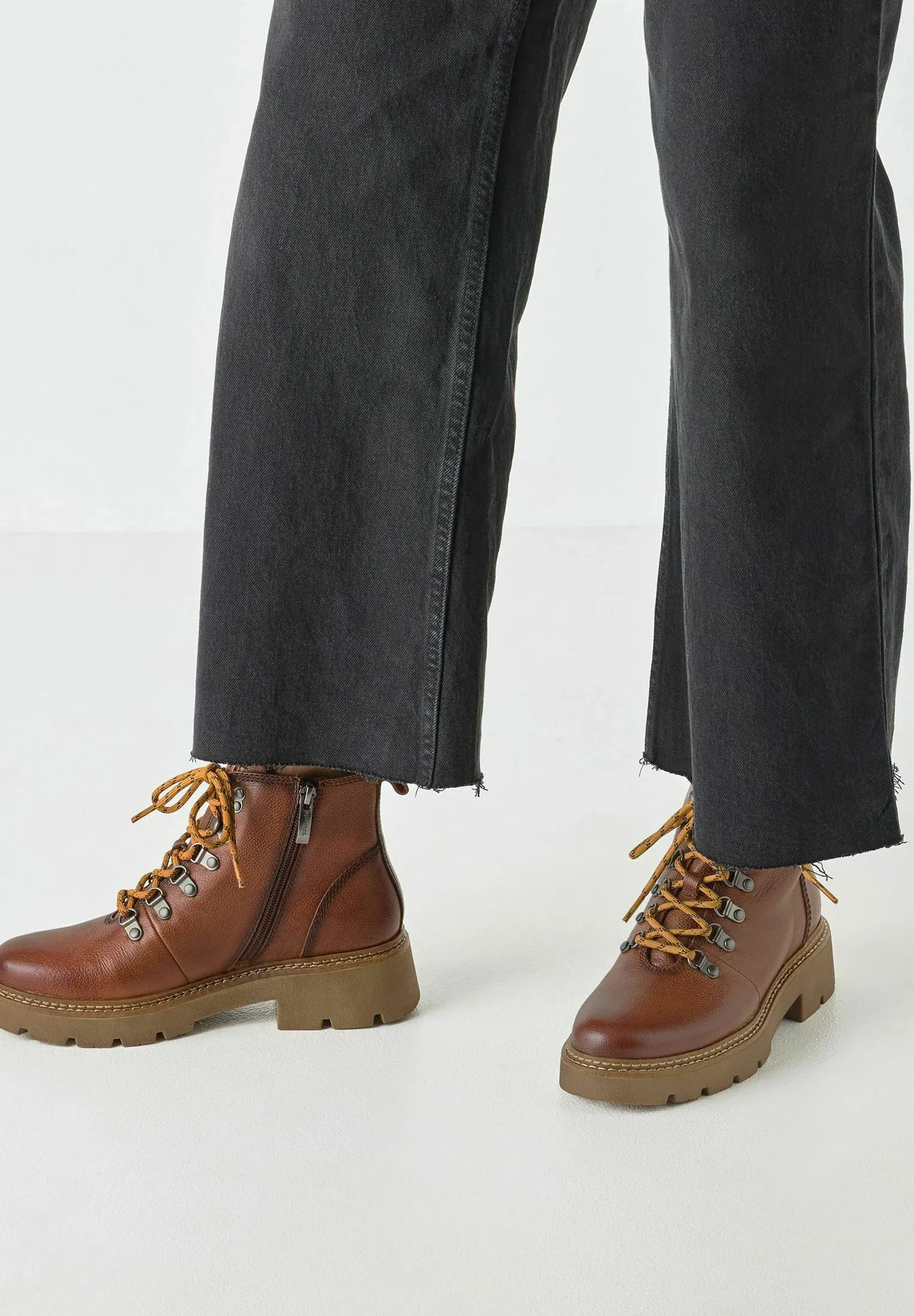 Tamaris Elegante Bottes à lacets Cognac
