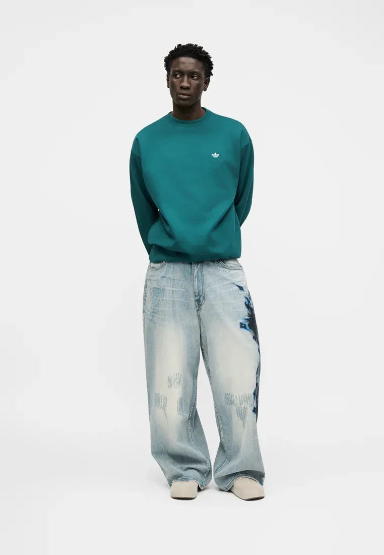 Adidas Originals Crew Unisex Felpa Vert Rich