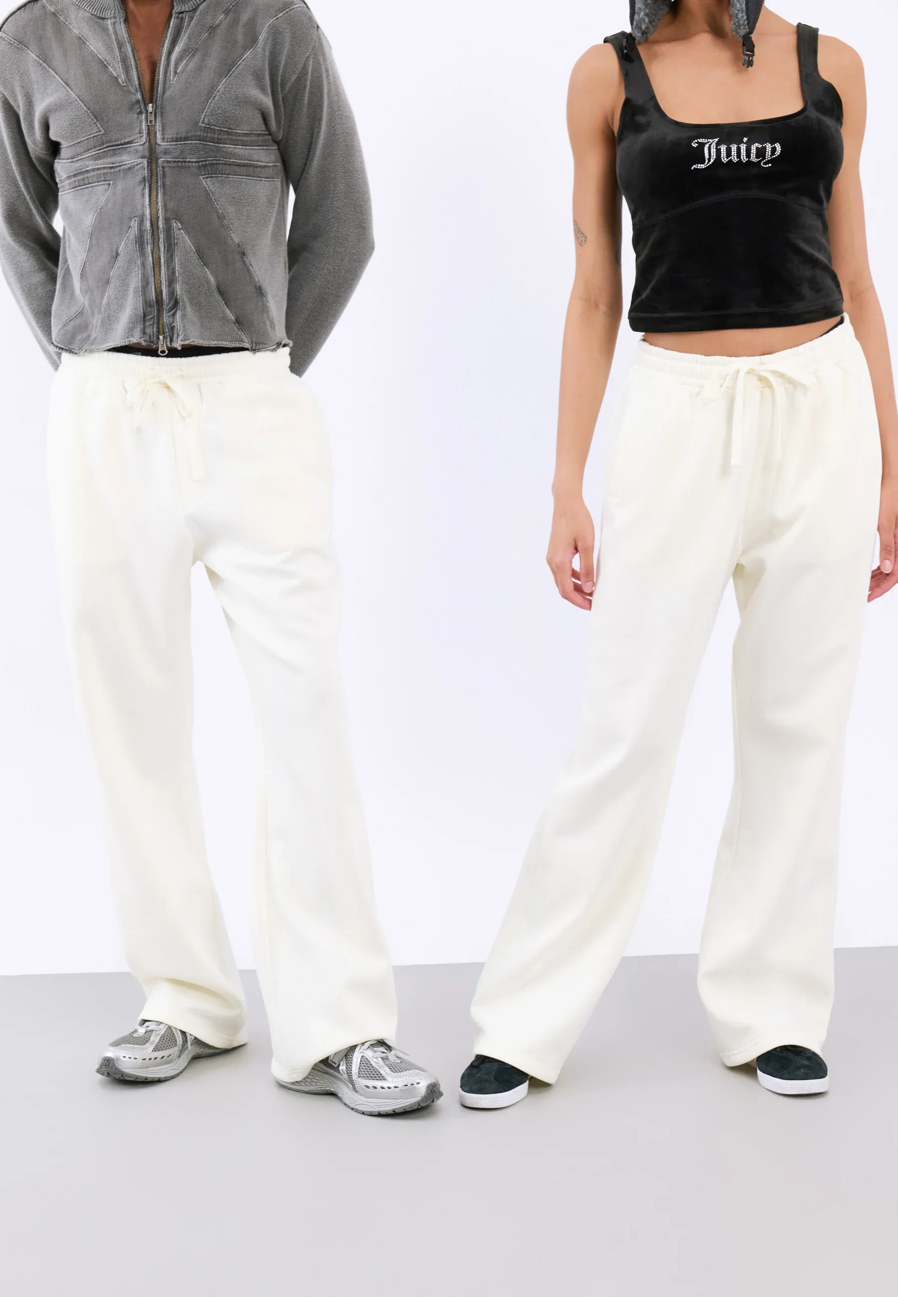 Yourturn Pantalons de Jogging Unisexe Egret