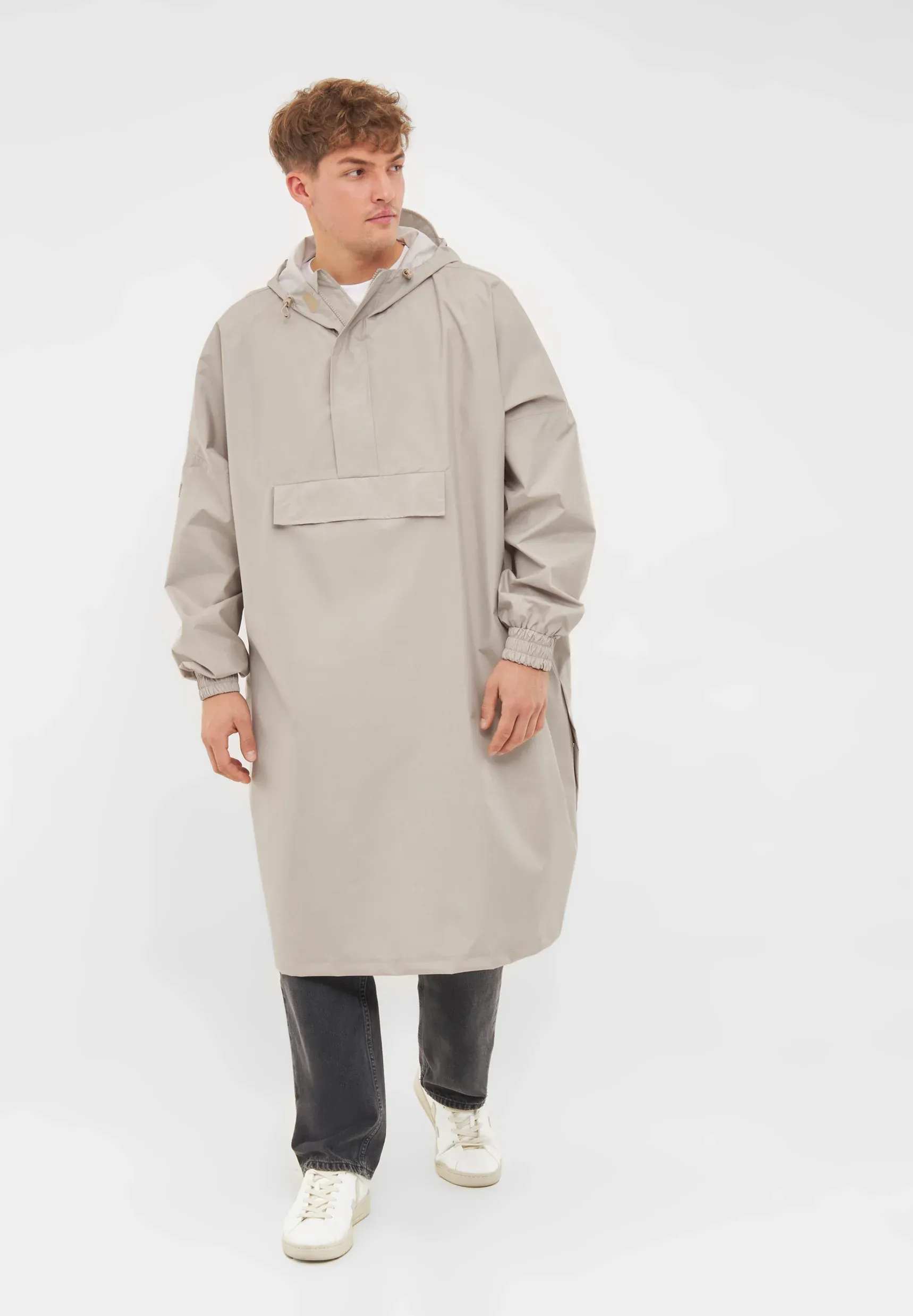 Larkson Larkson Poncho de pluie Lykke Imperméable Sable