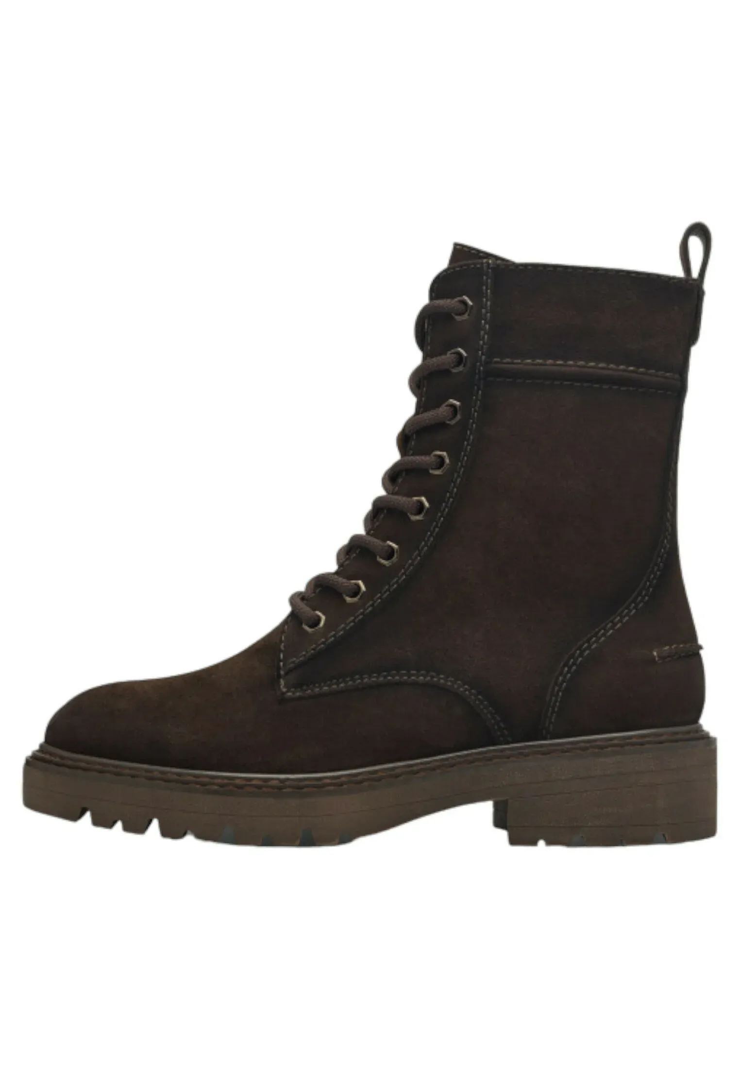 Tamaris Stivaletti Stringati Mocca