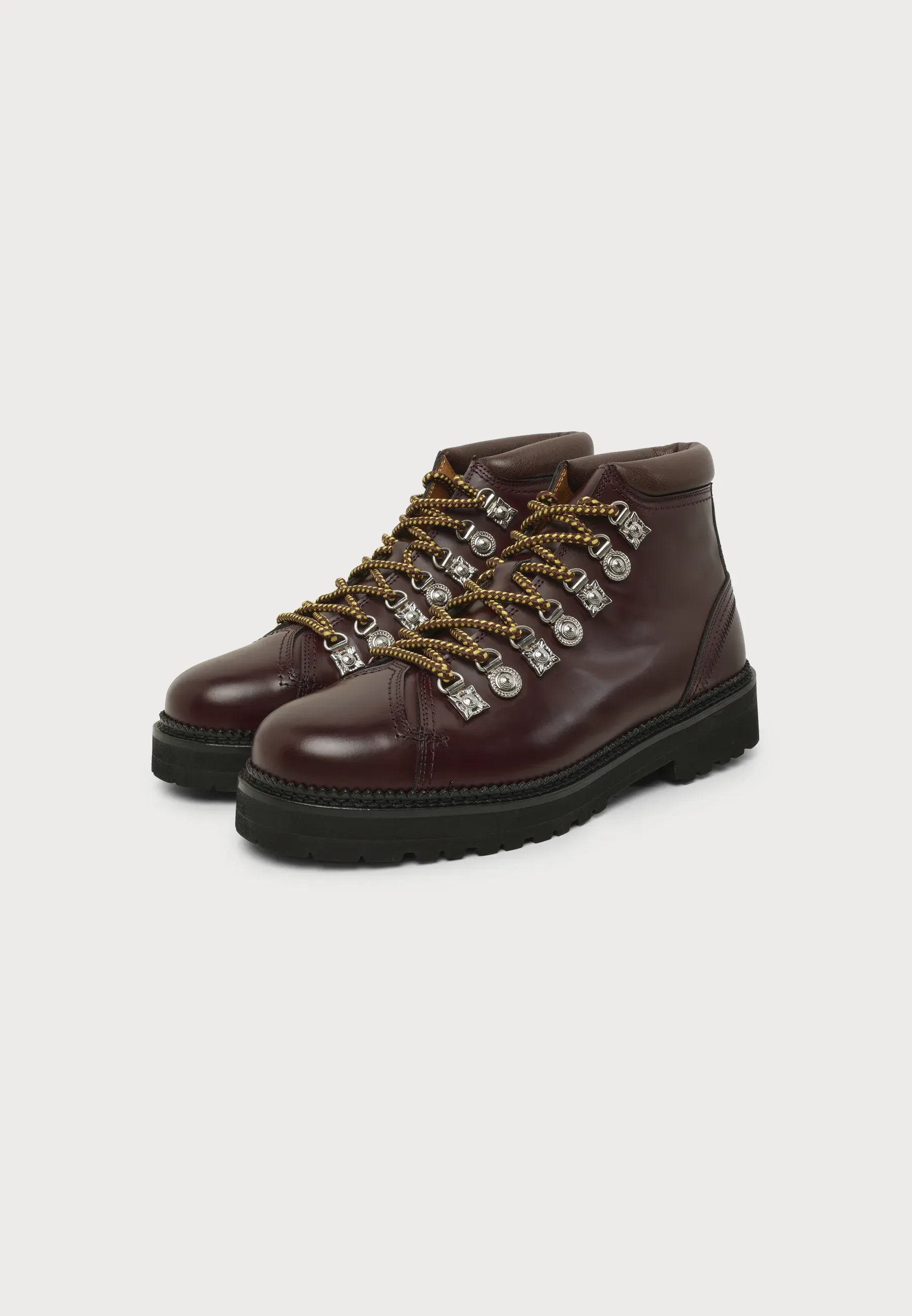 Bottes à lacets Toga Burgundy