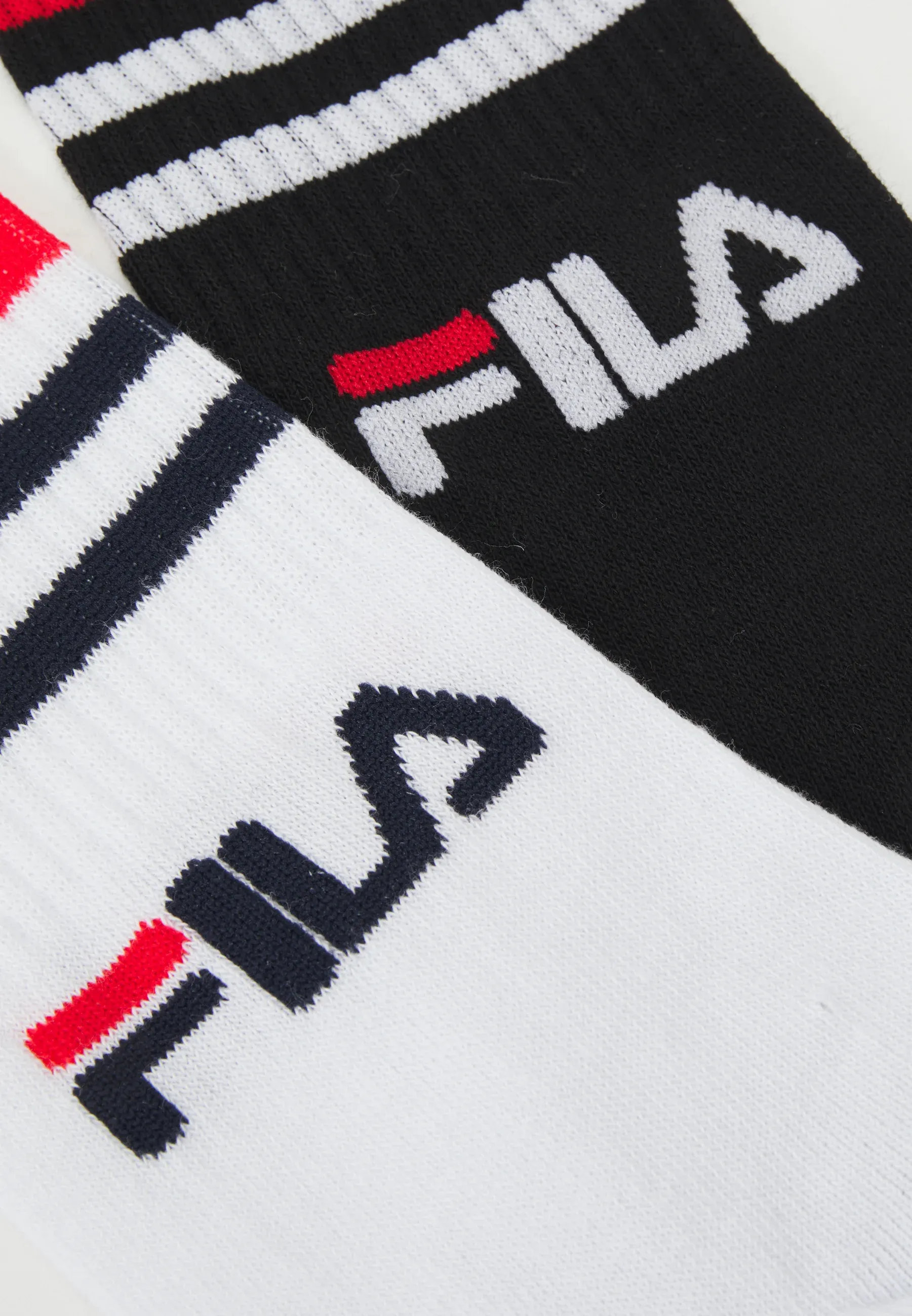 Fila Lifestyle Plain Unisexe 6 Pièces Chaussettes Blancnoir