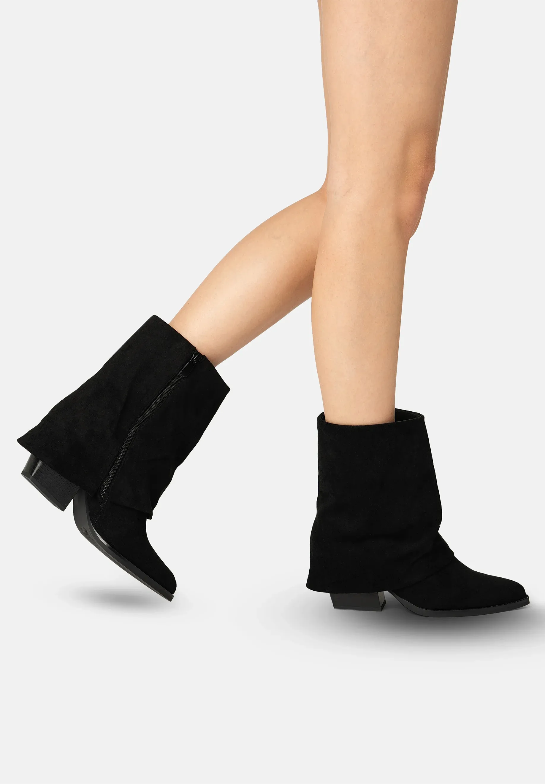 Day Vine Chaussures mi-bottes femmes mi-bottes stivaletti noirs