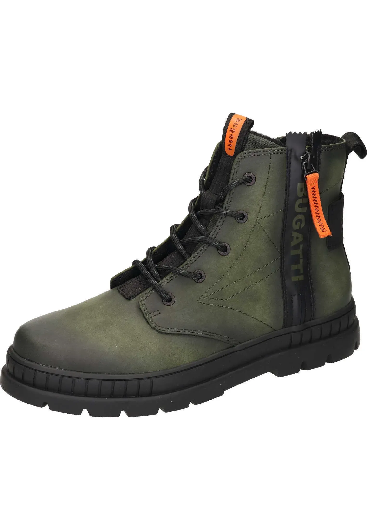 Bottes à lacets Bugatti Vert foncé