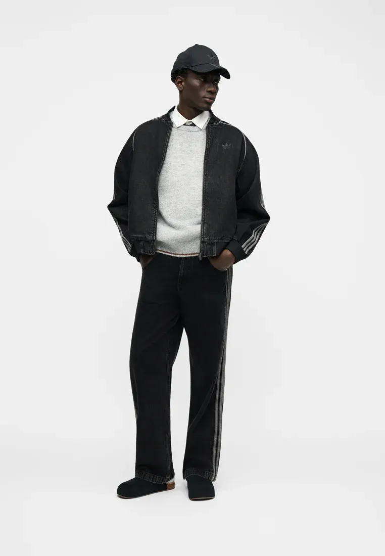 Adidas Originals Unisexe - Veste en jean - denim noir vrai