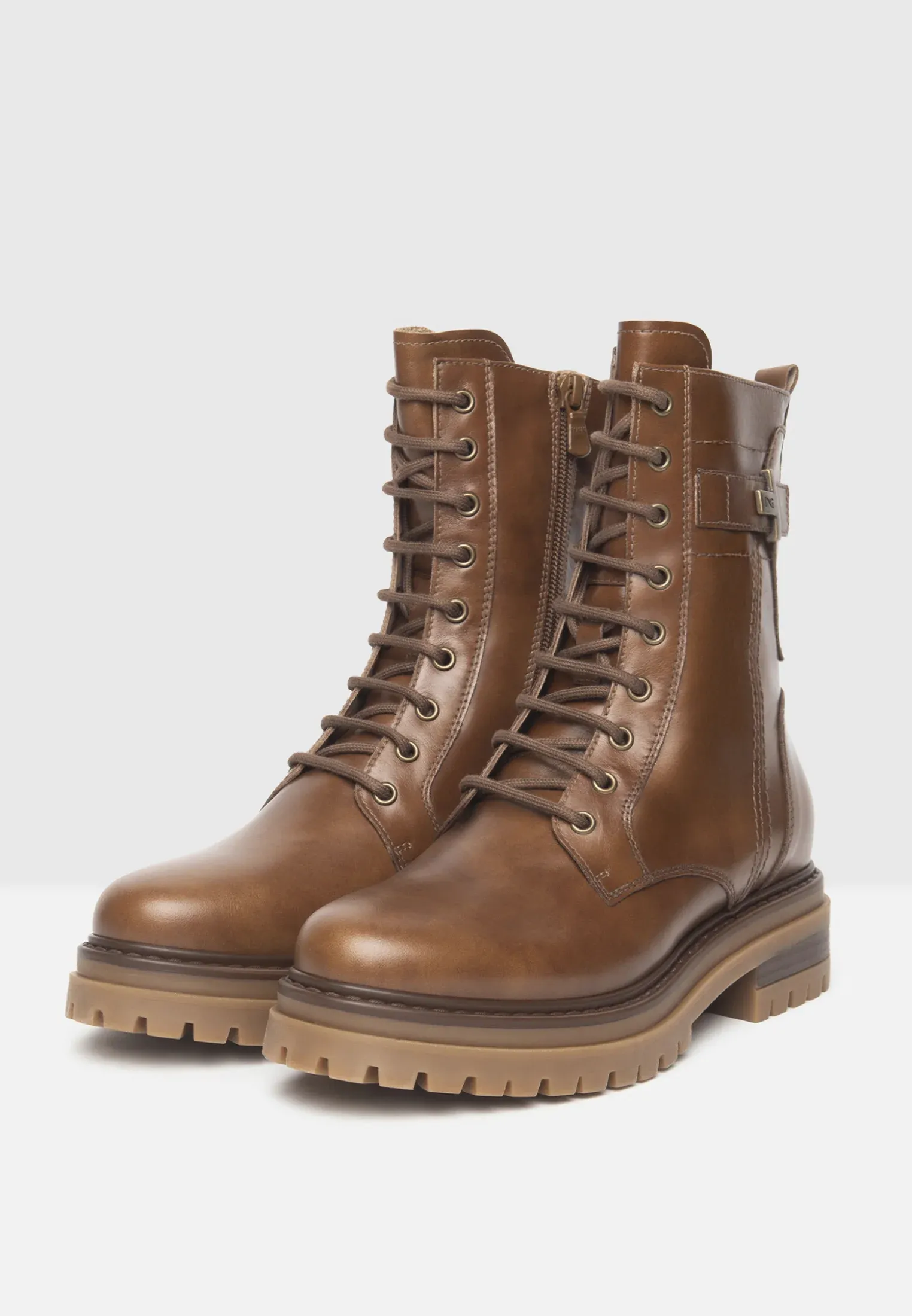 Nerogiardini Bottes à lacets en cuir