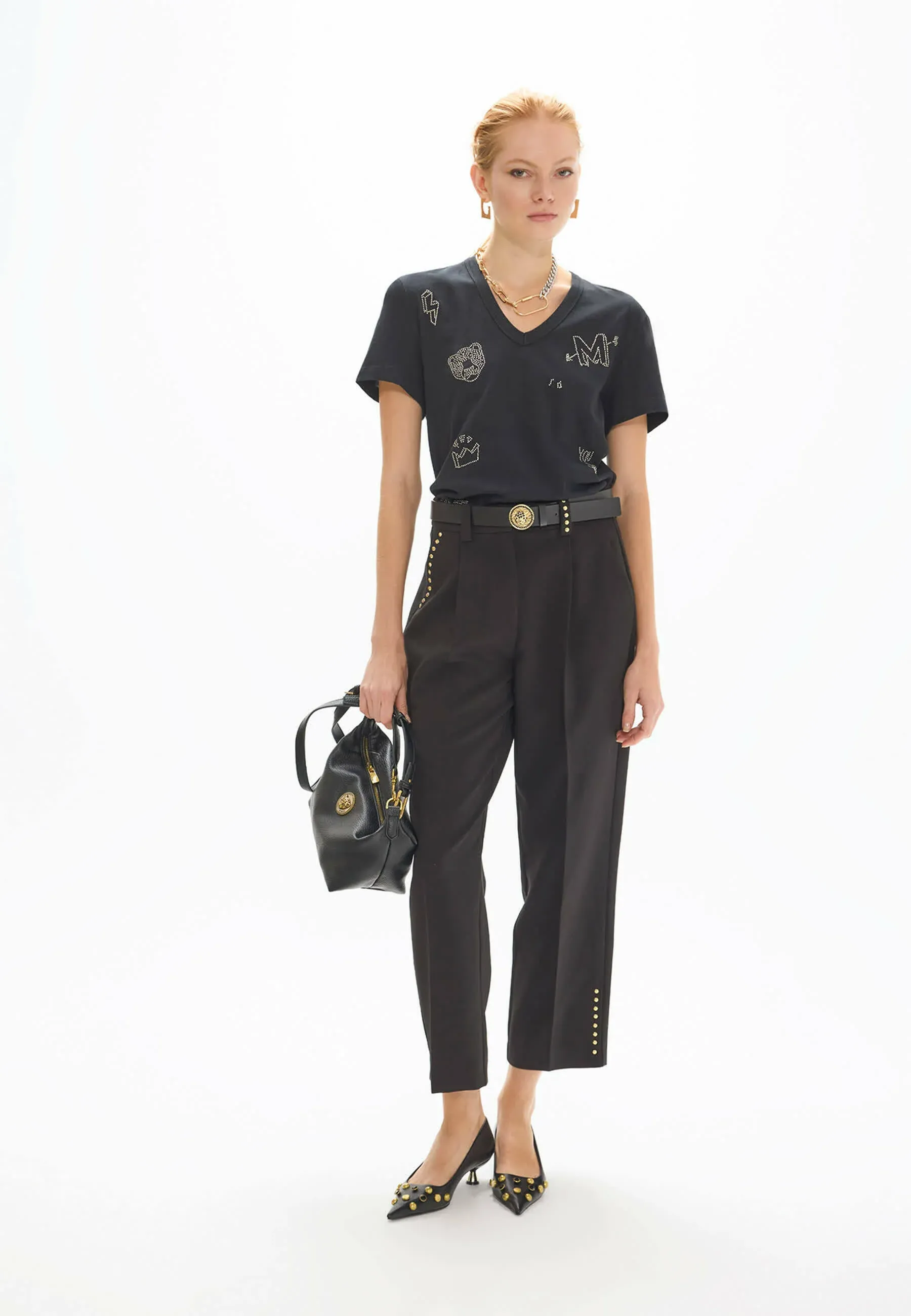 T-shirt femme Lola Casademunt à imprimé noir