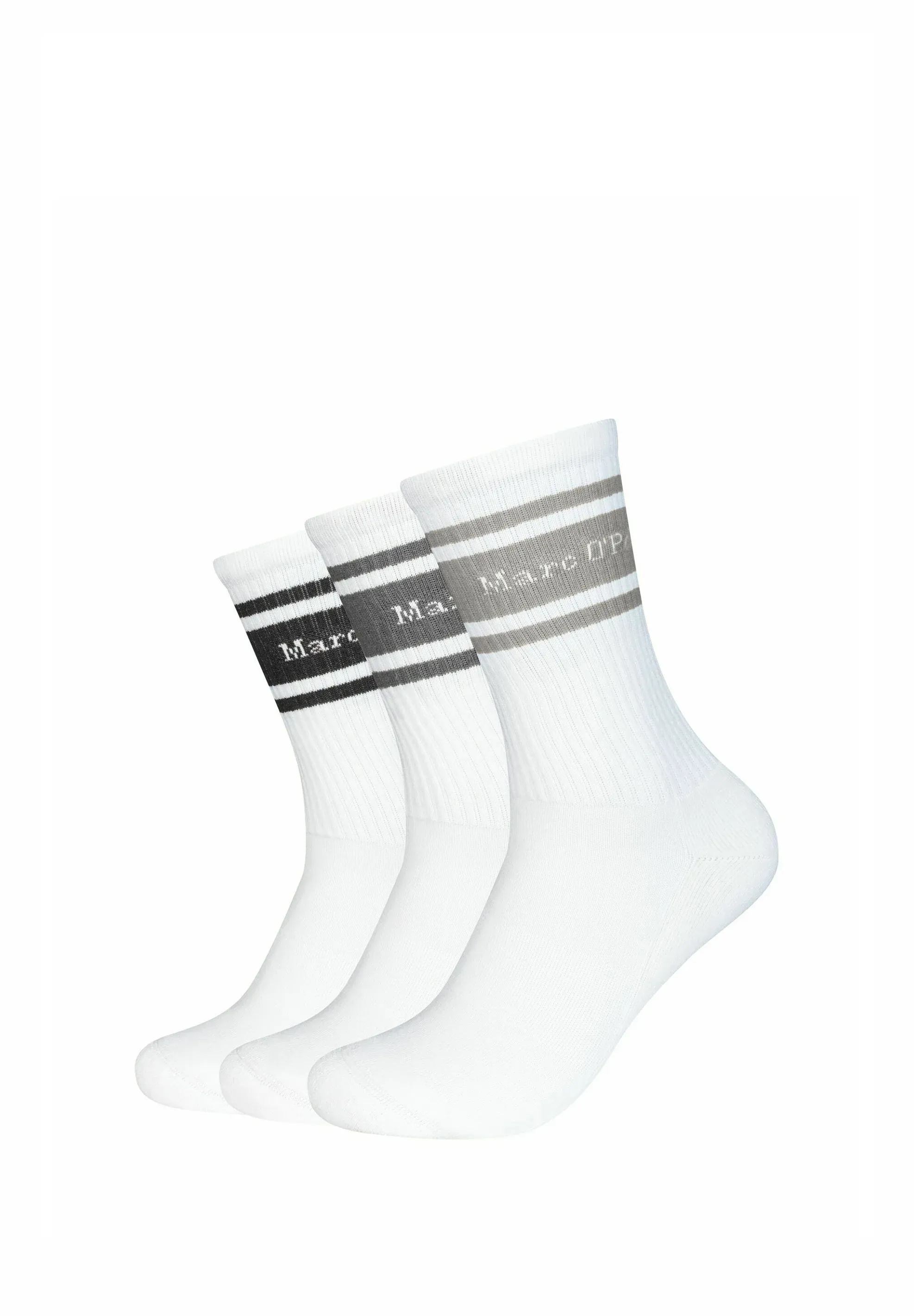 Chaussettes Marc Opolo Casual Tennis 3 pièces Unisexe Calze Blanc