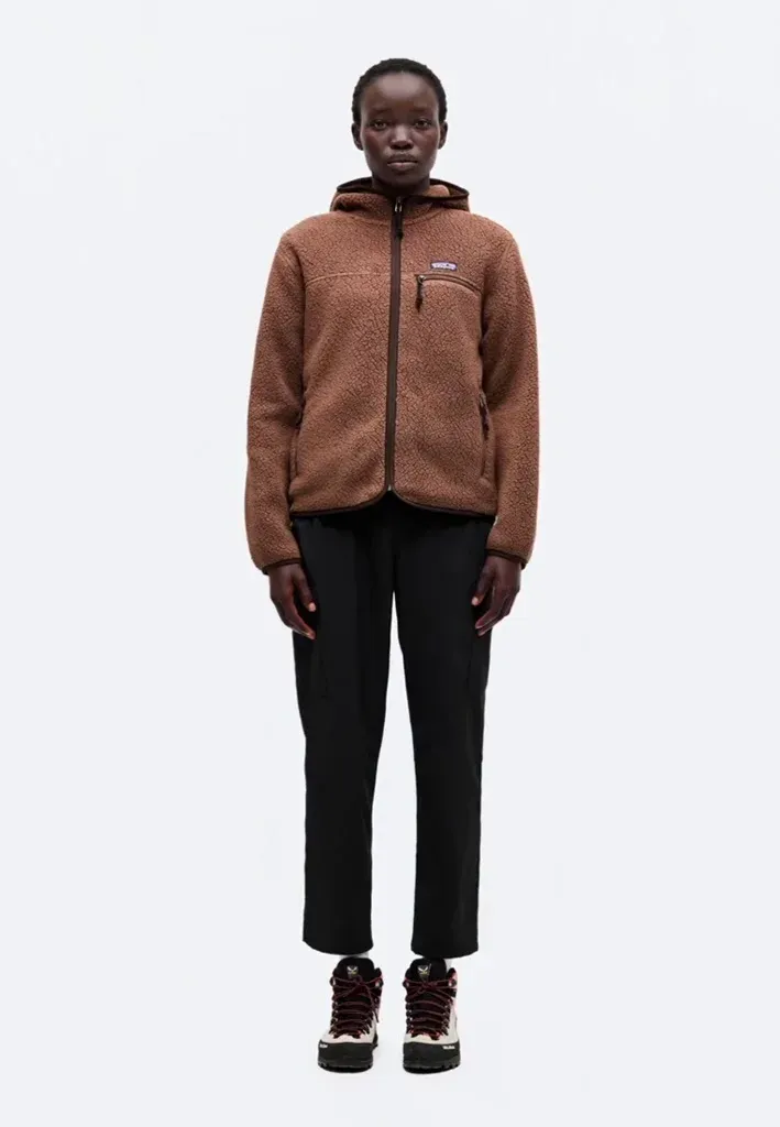 Patagonia Hoody Veste en polaire Berm Brown