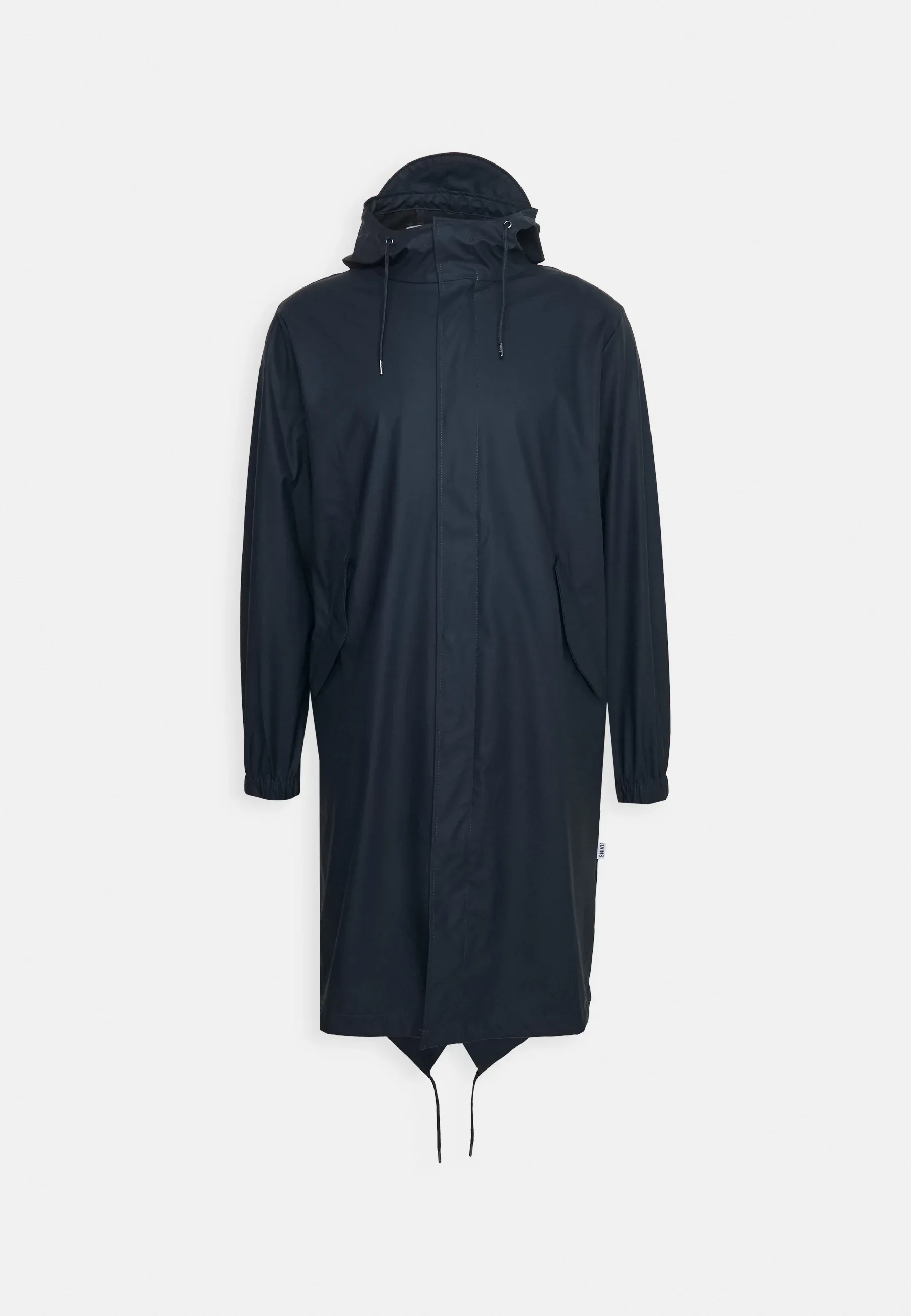 Rains Fishtail Parka Unisexe Bleu Marine